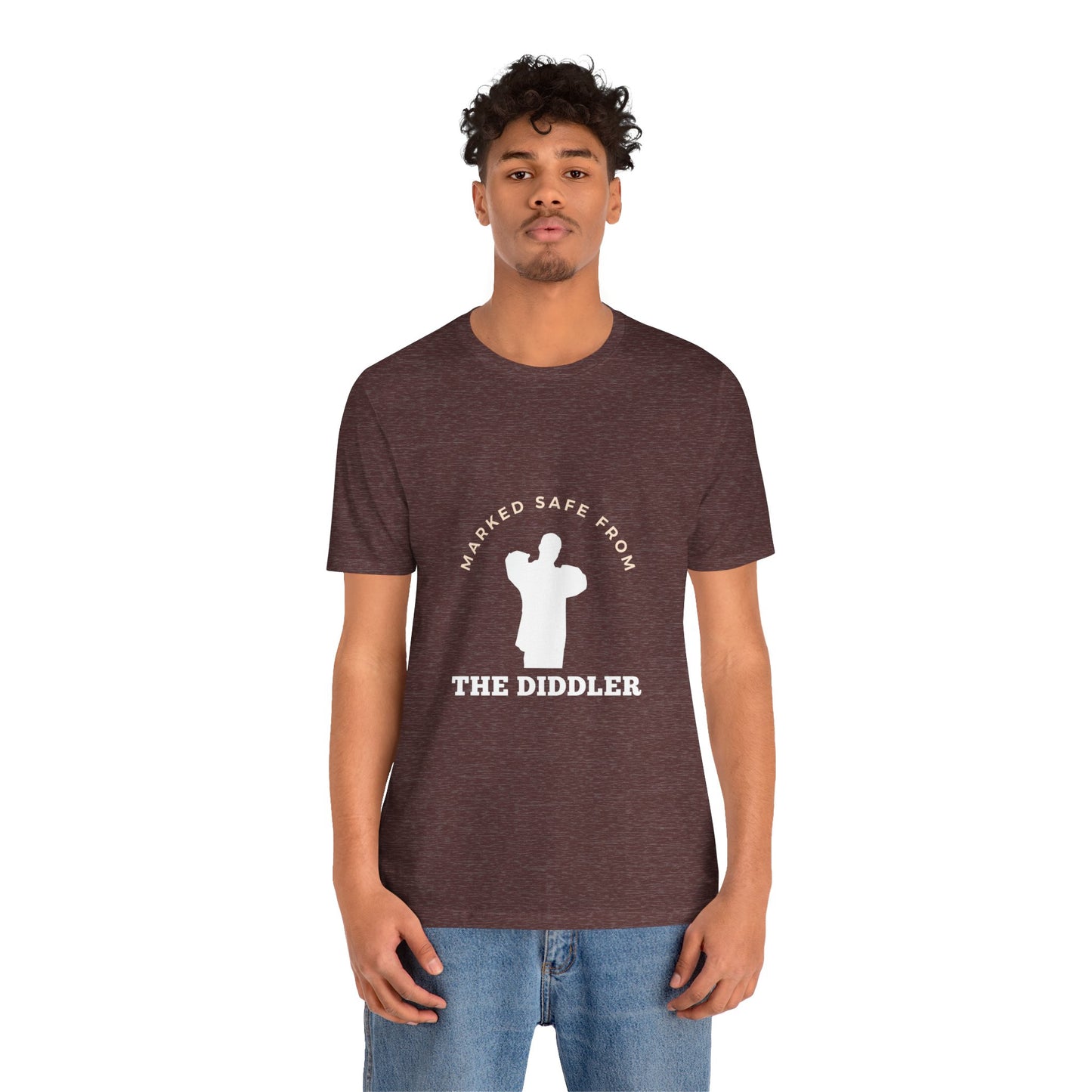 Funny "Marked safe from the Diddler" Unisex T-Shirt