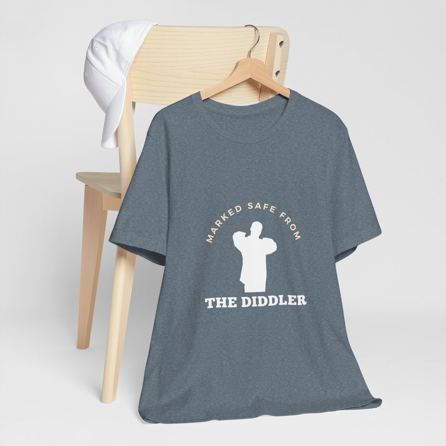 Funny "Marked safe from the Diddler" Unisex T-Shirt