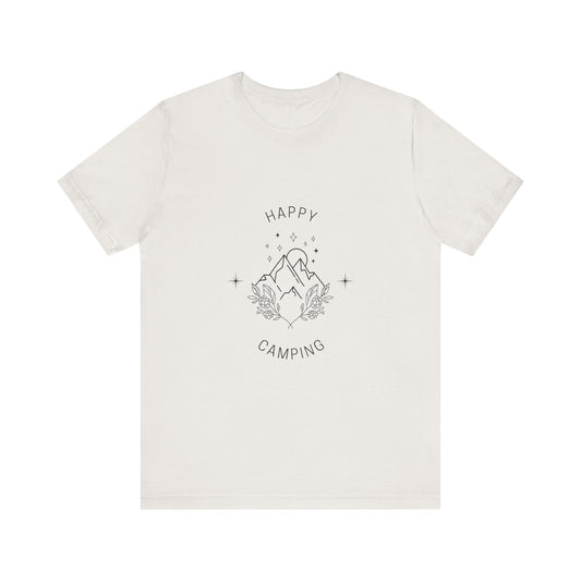 Happy Camping Unisex Short Sleeve Tee