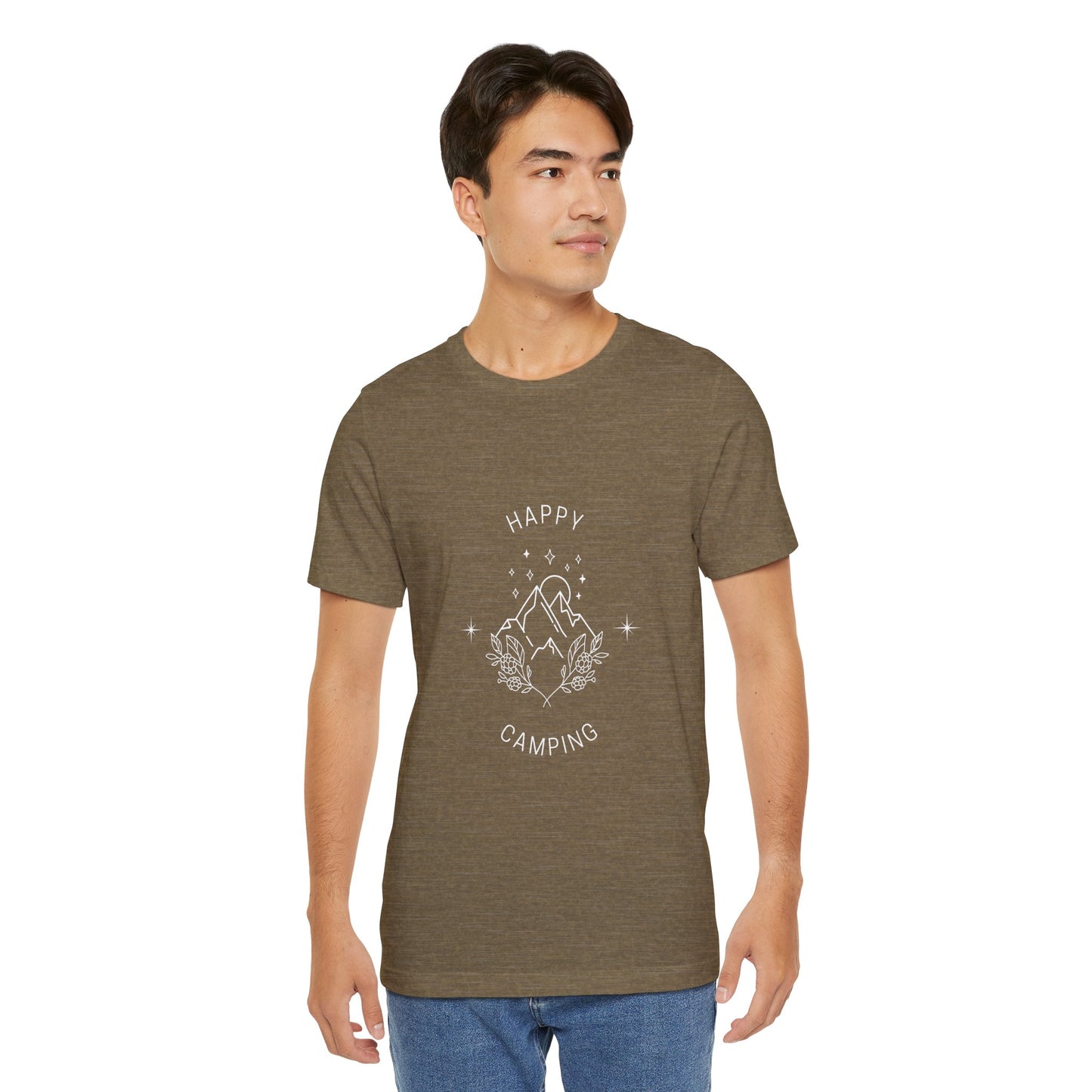 Happy Camping Unisex Short Sleeve Tee