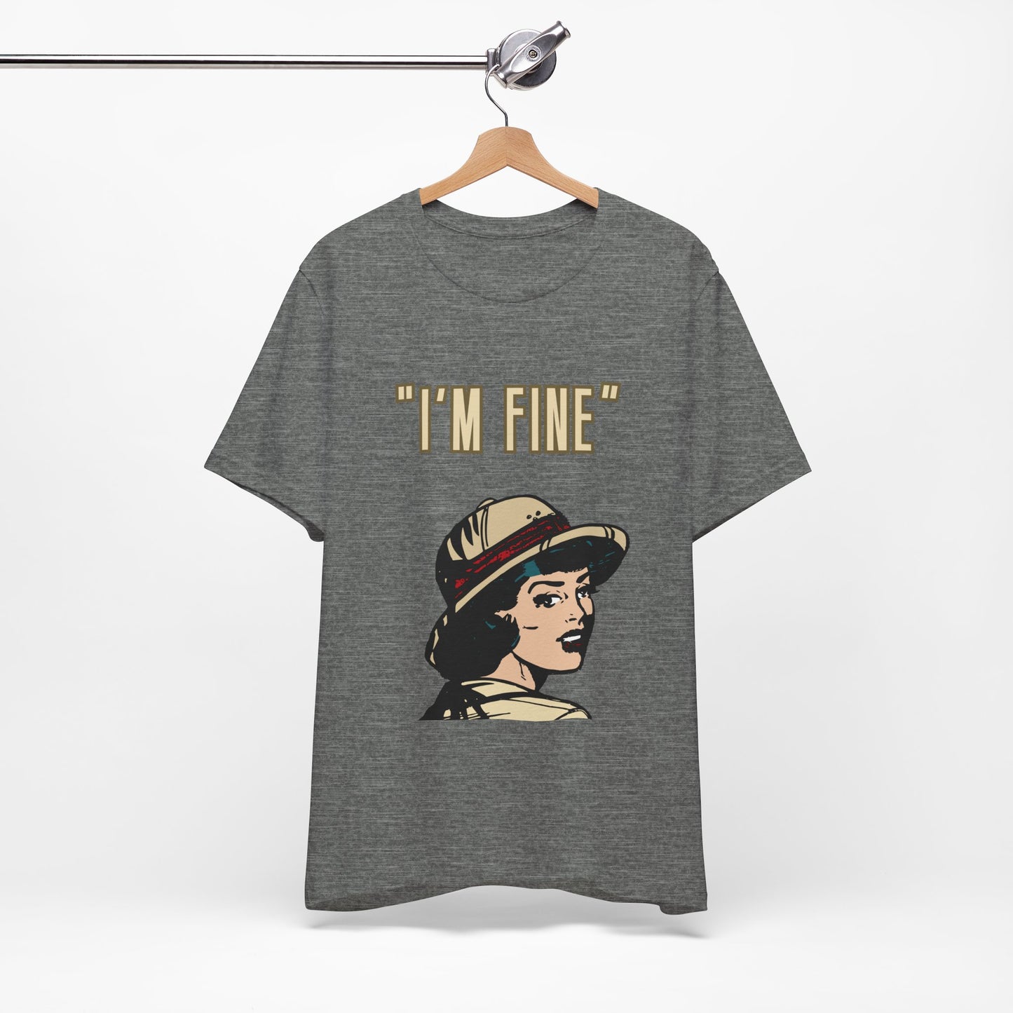 Funny I'm Fine Unisex Tee