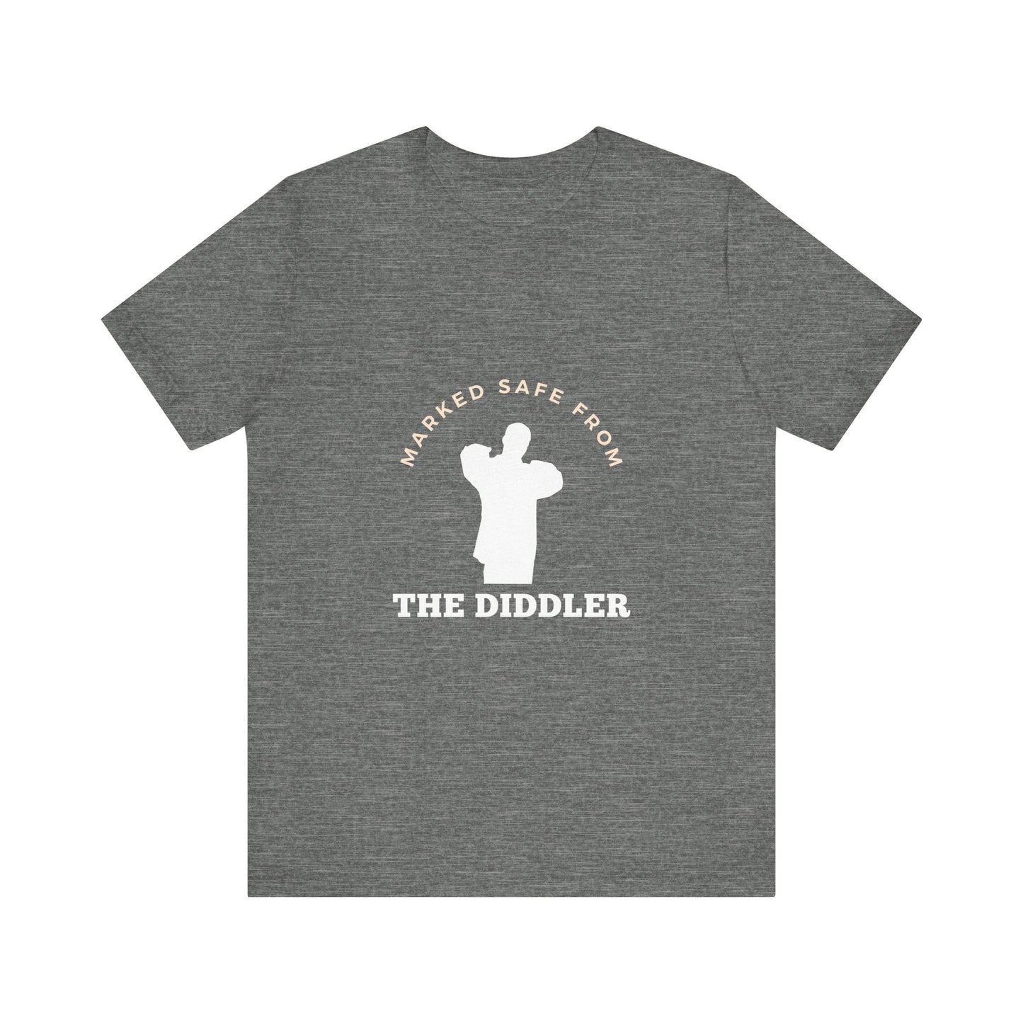 Funny "Marked safe from the Diddler" Unisex T-Shirt