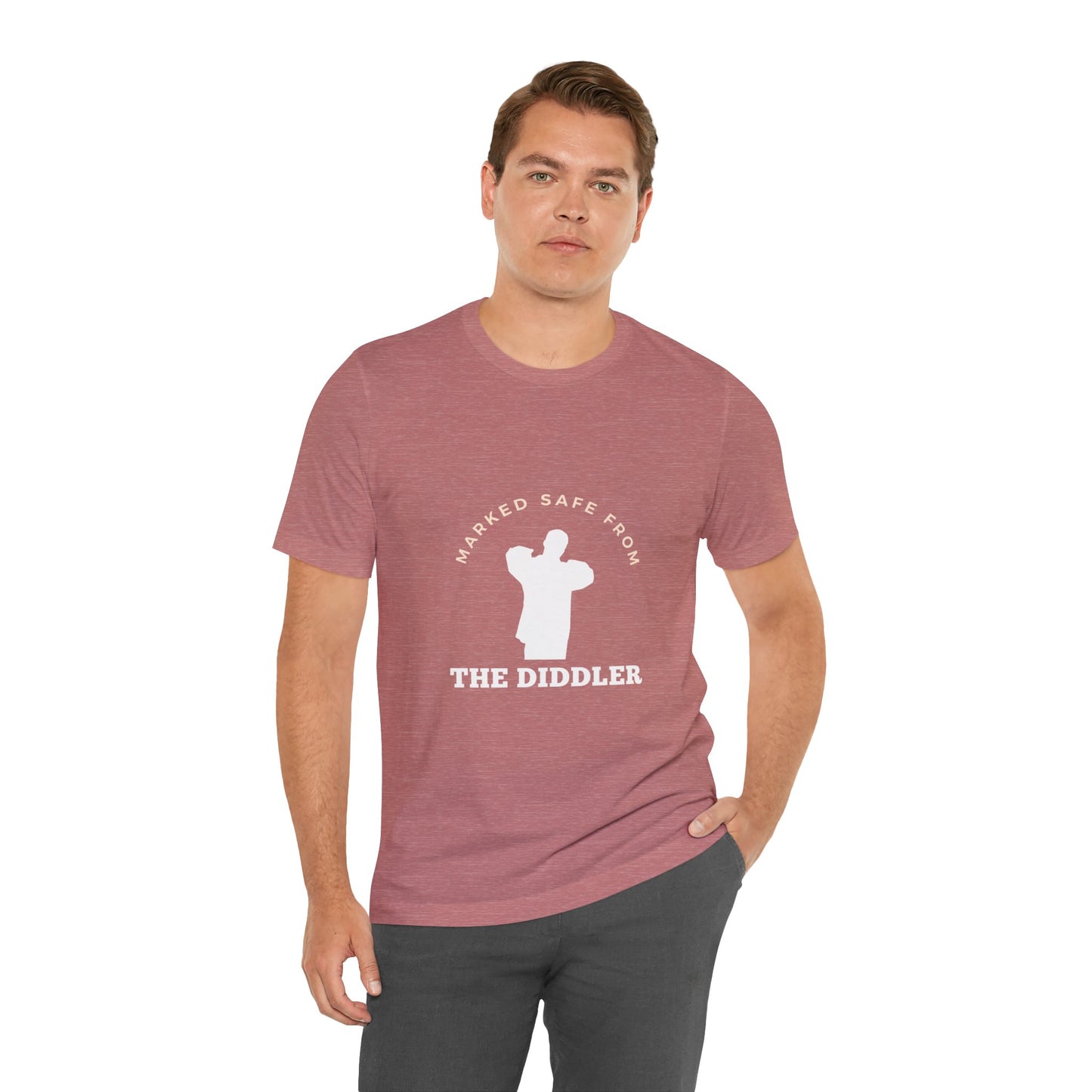 Funny "Marked safe from the Diddler" Unisex T-Shirt