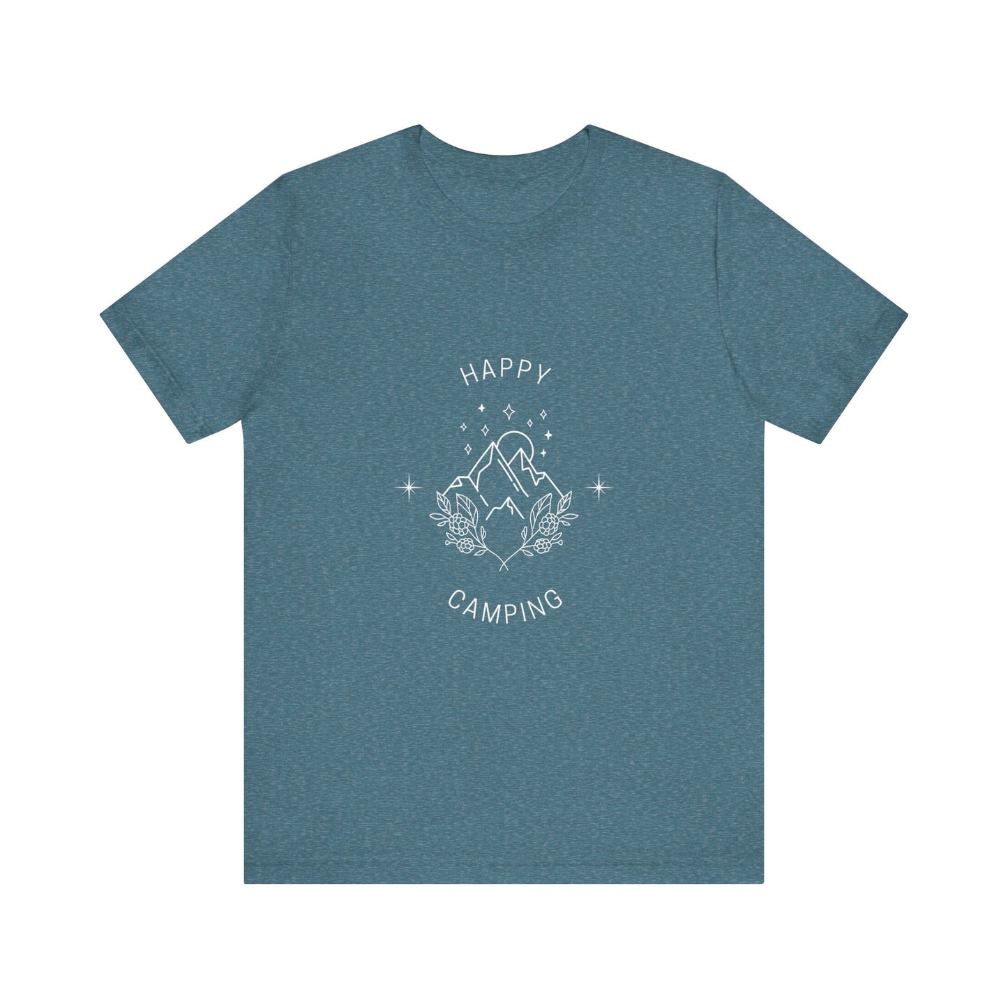 Happy Camping Unisex Short Sleeve Tee