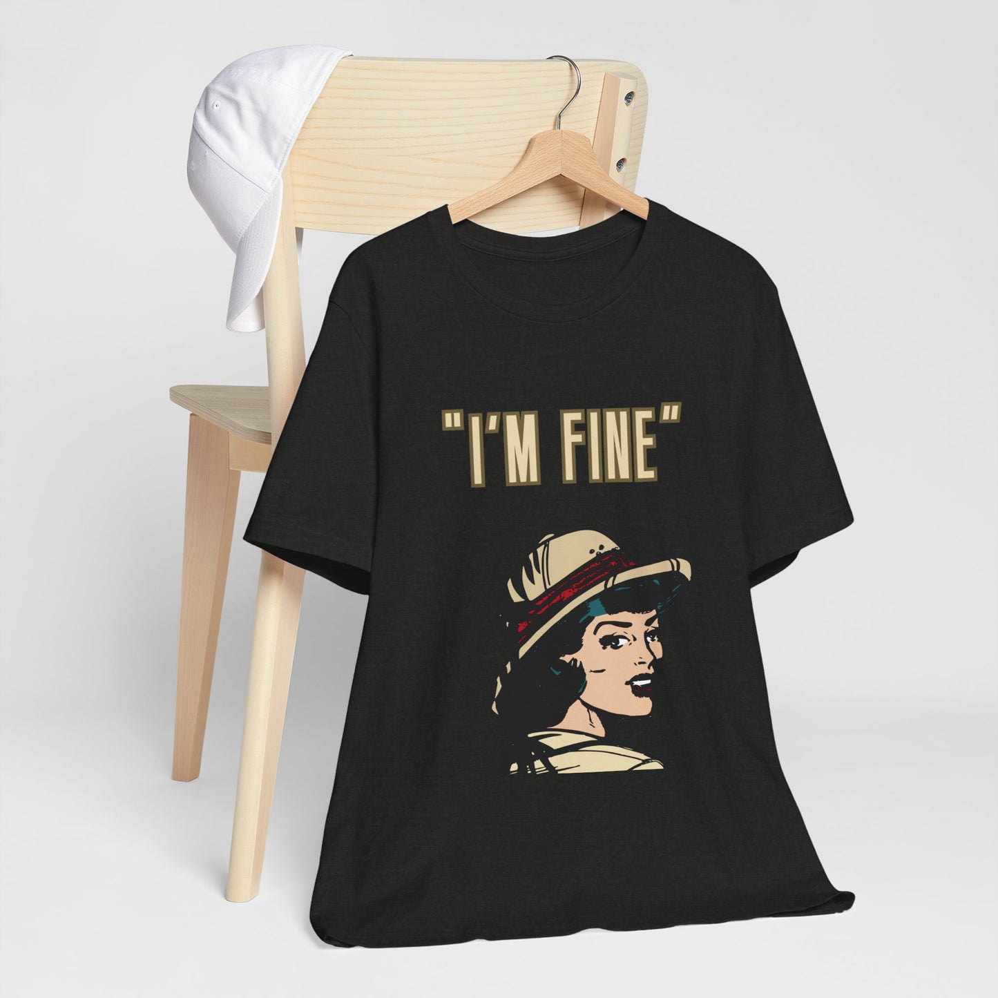 Funny I'm Fine Unisex Tee