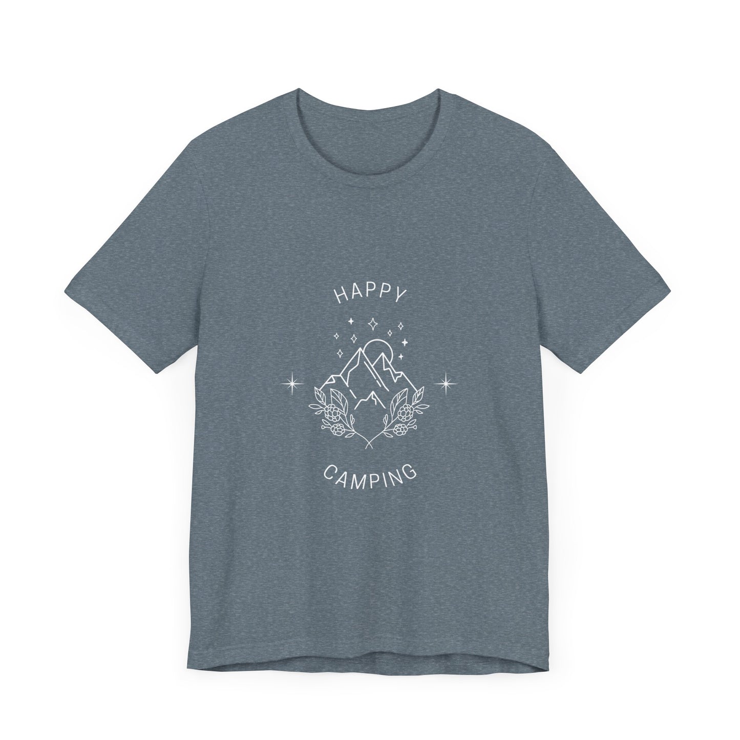 Happy Camping Unisex Short Sleeve Tee