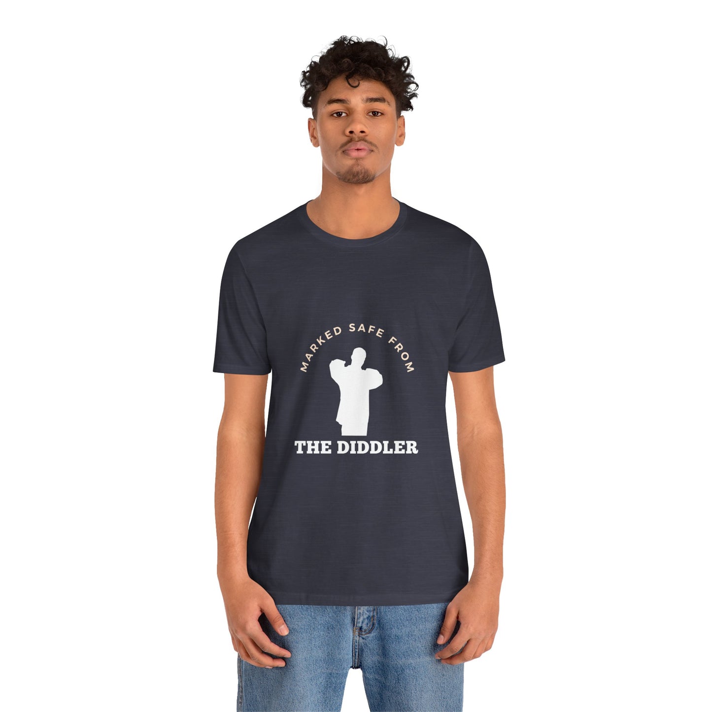 Funny "Marked safe from the Diddler" Unisex T-Shirt