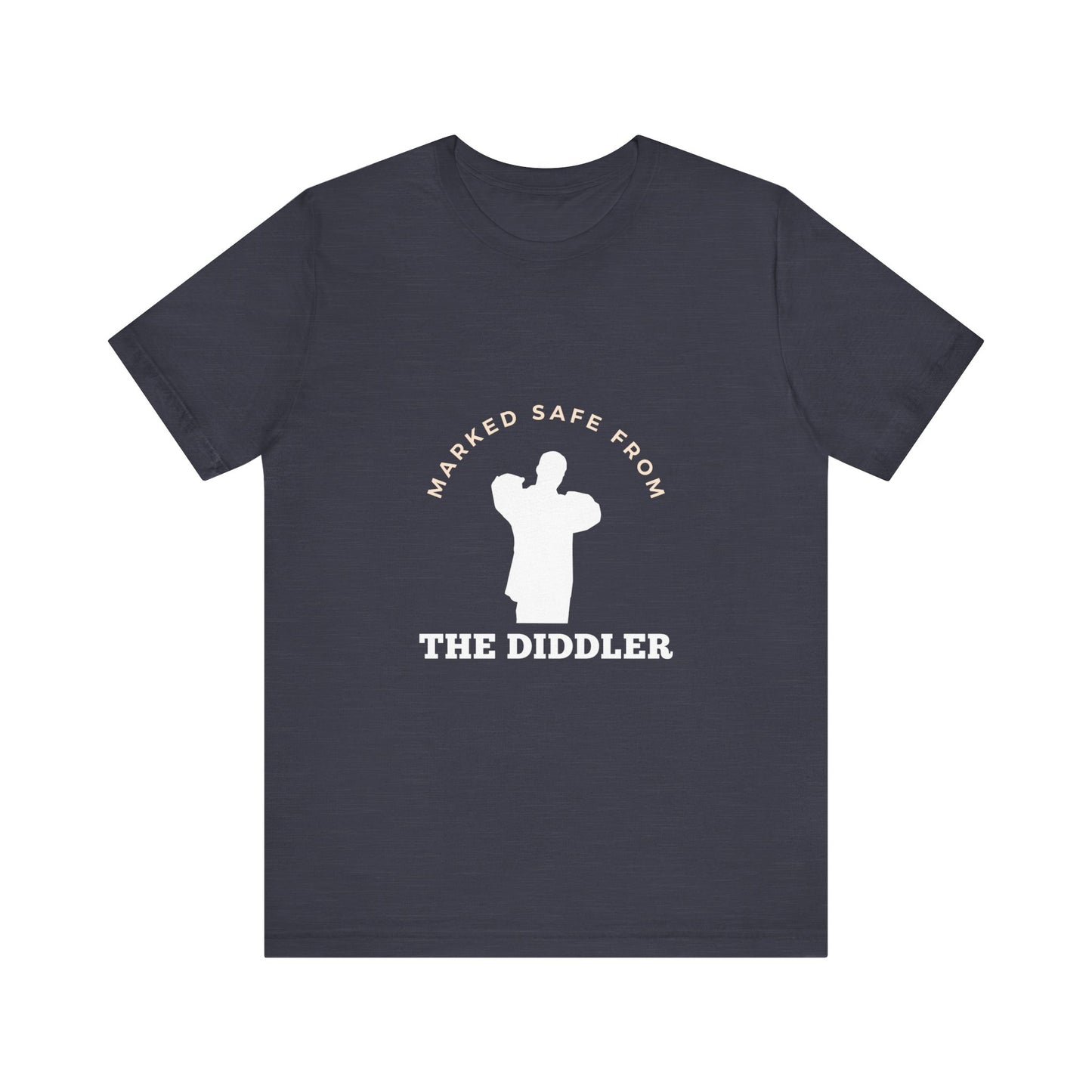 Funny "Marked safe from the Diddler" Unisex T-Shirt