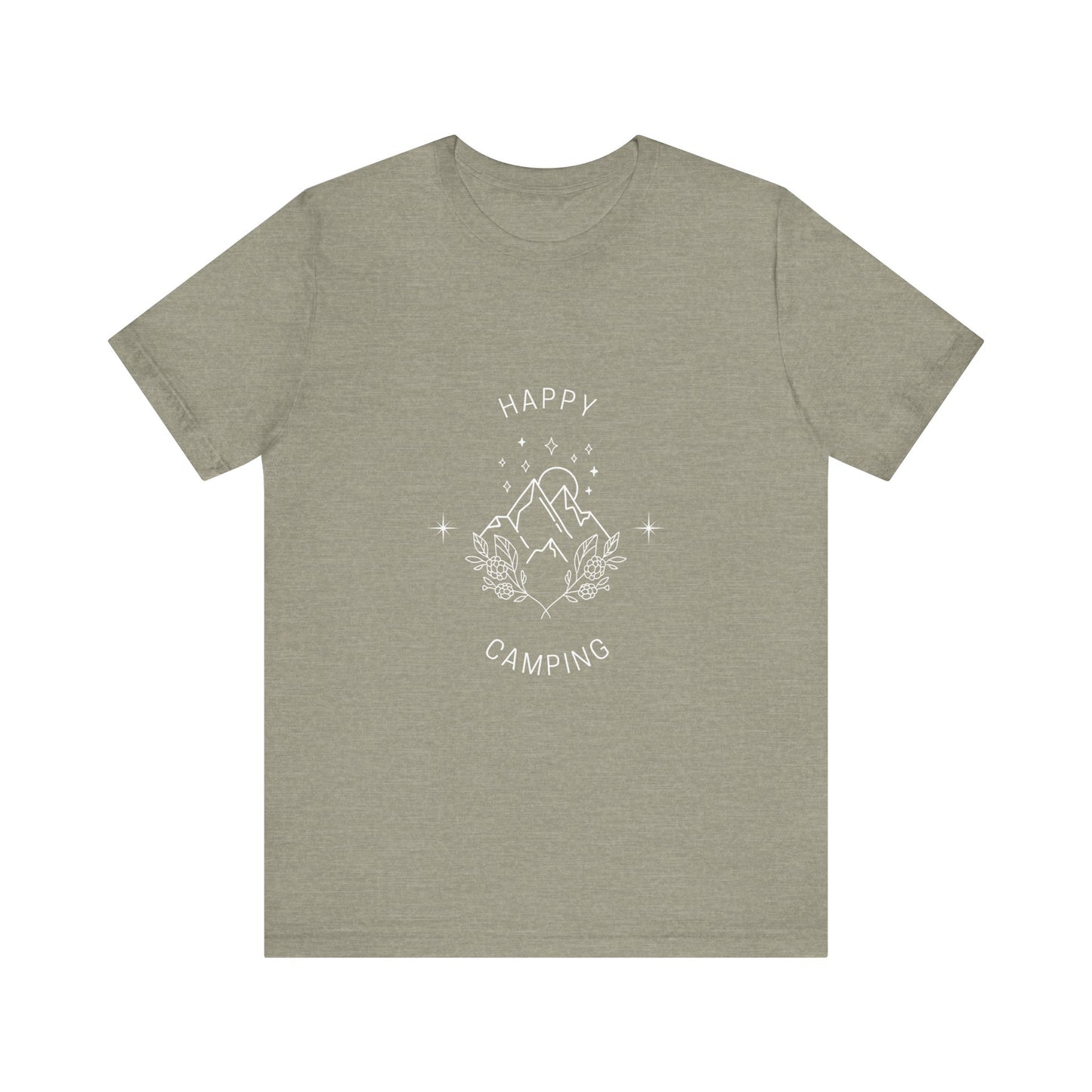 Happy Camping Unisex Short Sleeve Tee