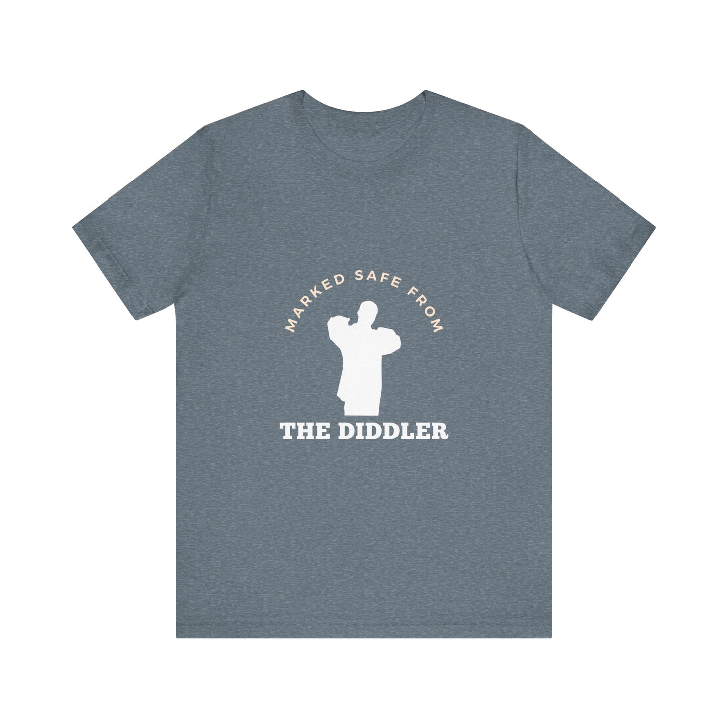 Funny "Marked safe from the Diddler" Unisex T-Shirt