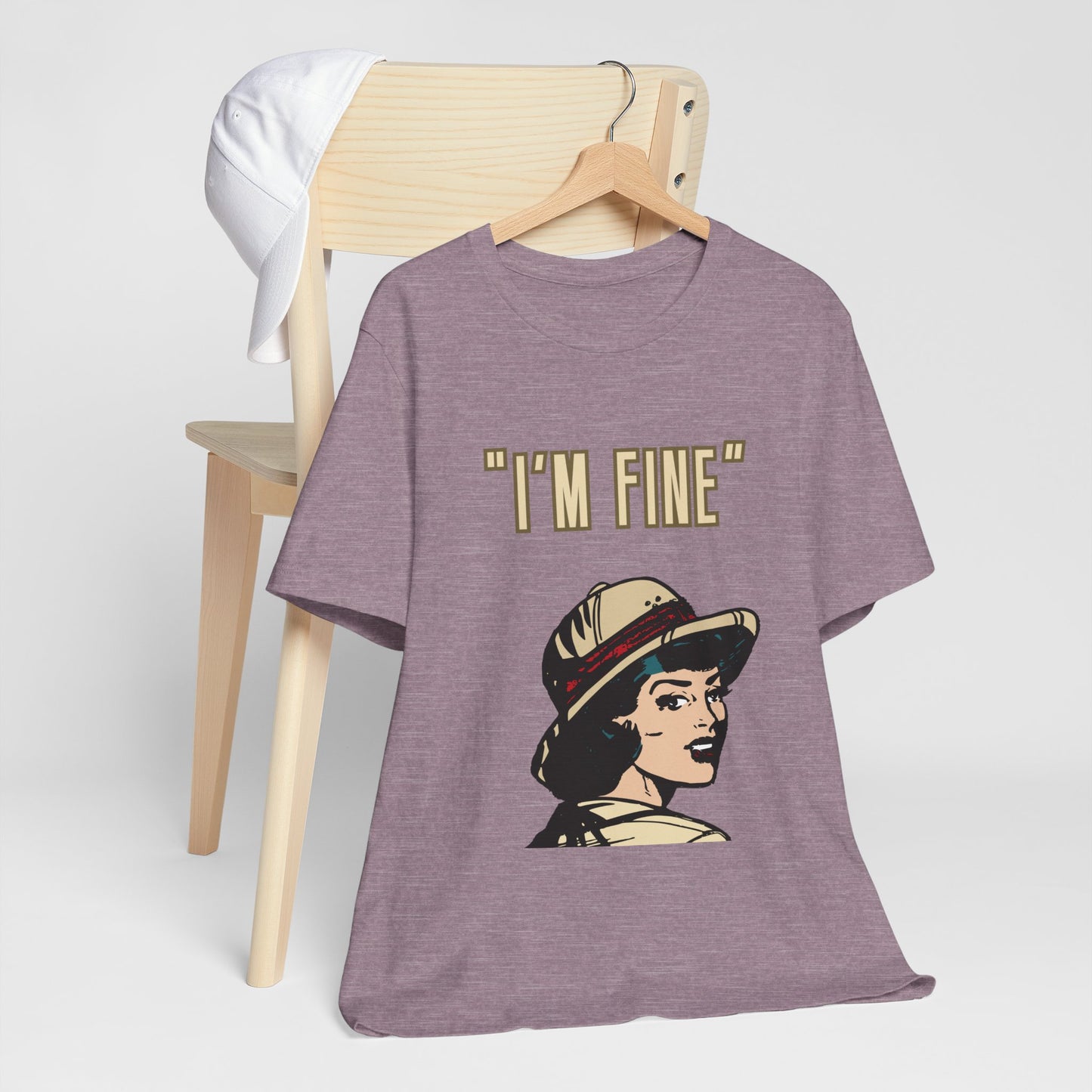 Funny I'm Fine Unisex Tee