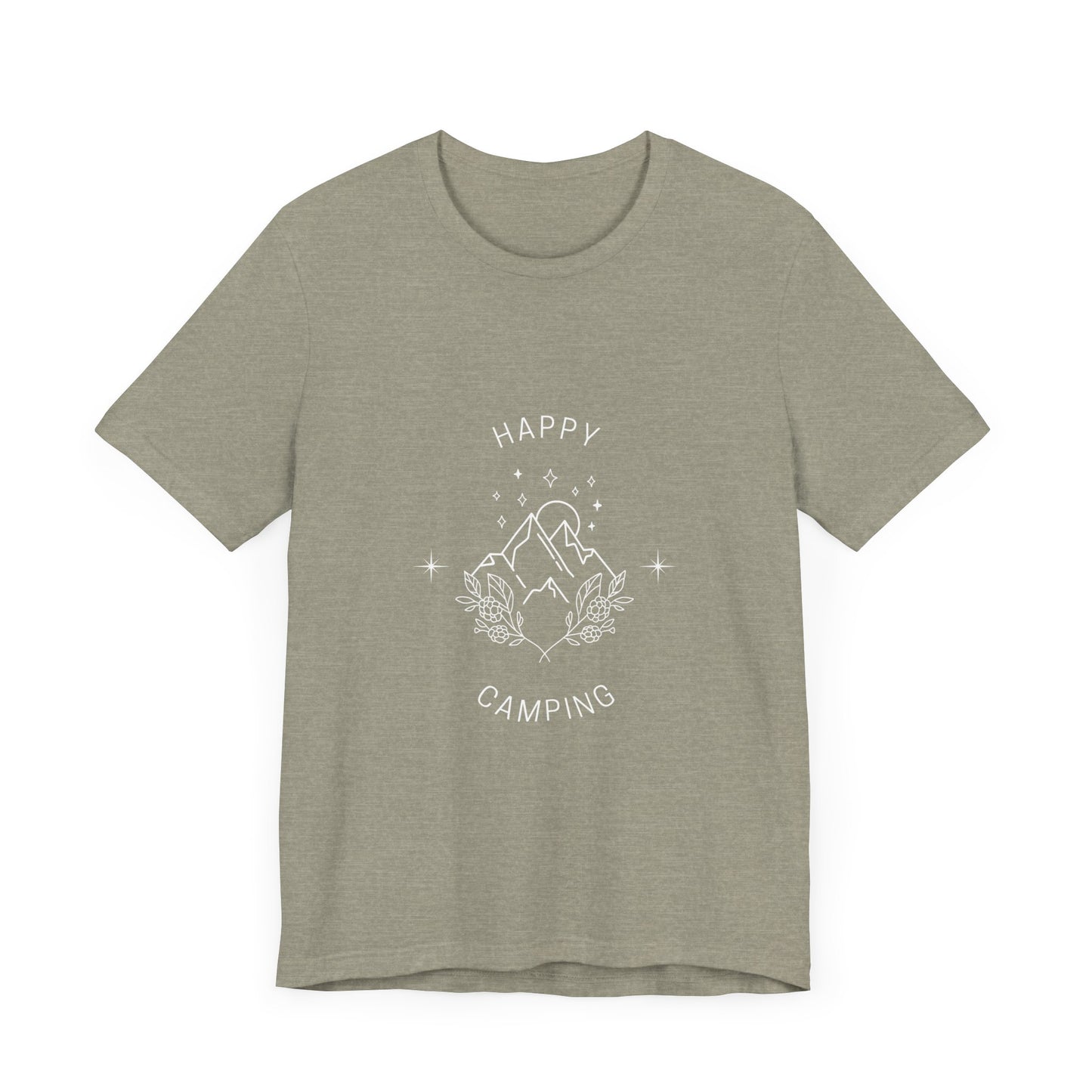 Happy Camping Unisex Short Sleeve Tee