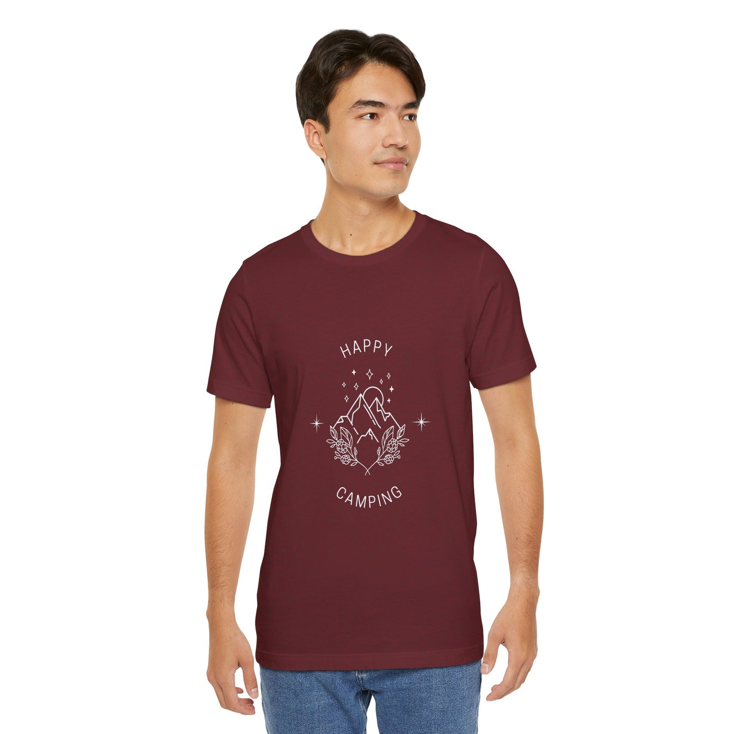 Happy Camping Unisex Short Sleeve Tee