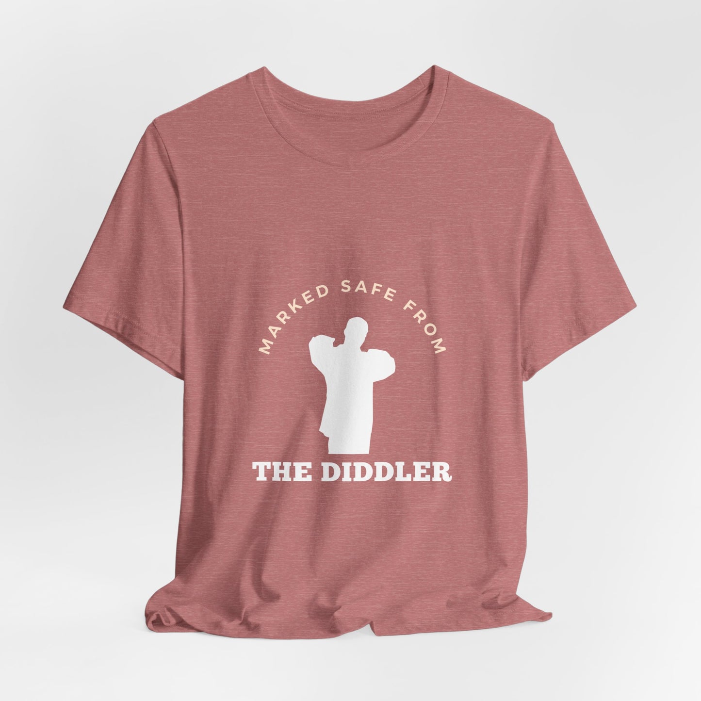 Funny "Marked safe from the Diddler" Unisex T-Shirt