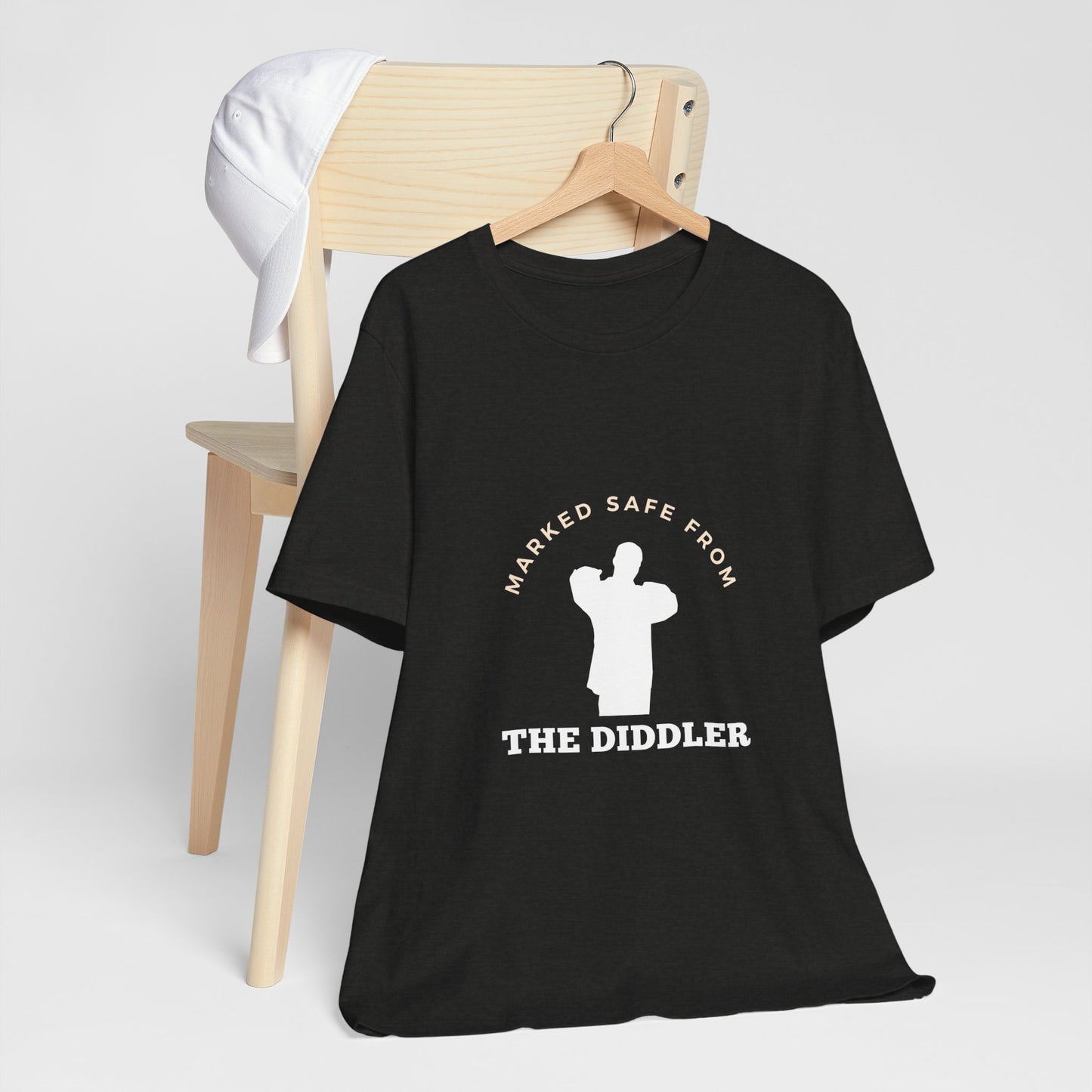 Funny "Marked safe from the Diddler" Unisex T-Shirt