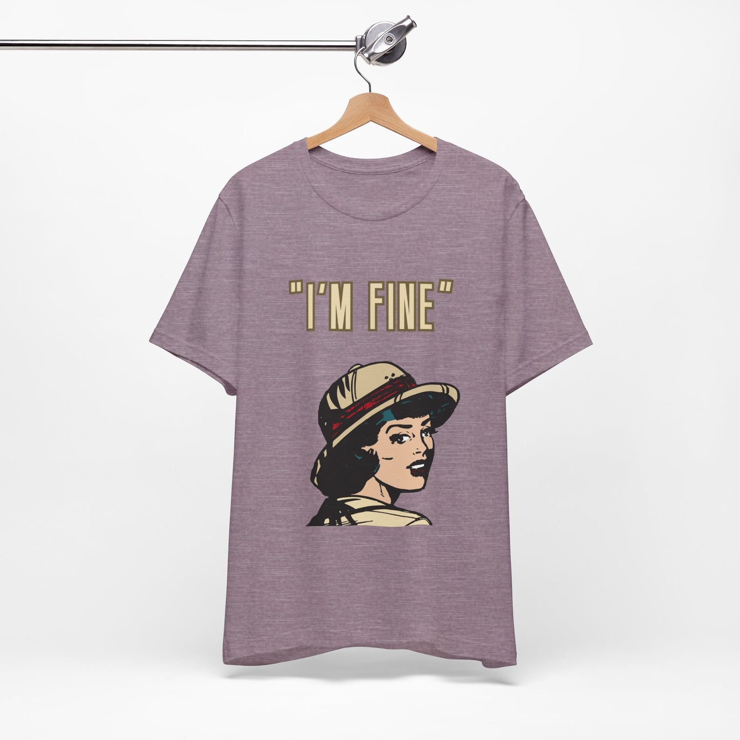 Funny I'm Fine Unisex Tee