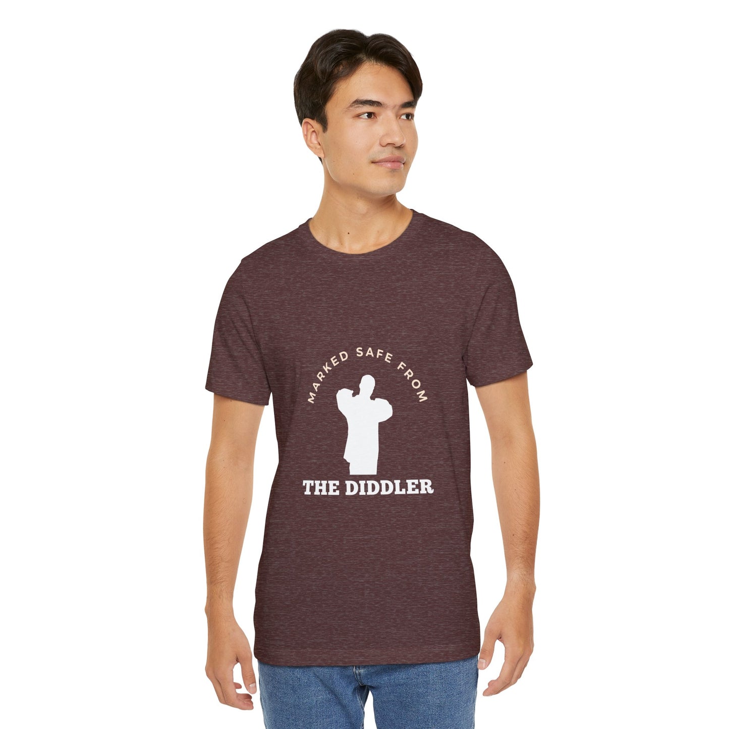 Funny "Marked safe from the Diddler" Unisex T-Shirt