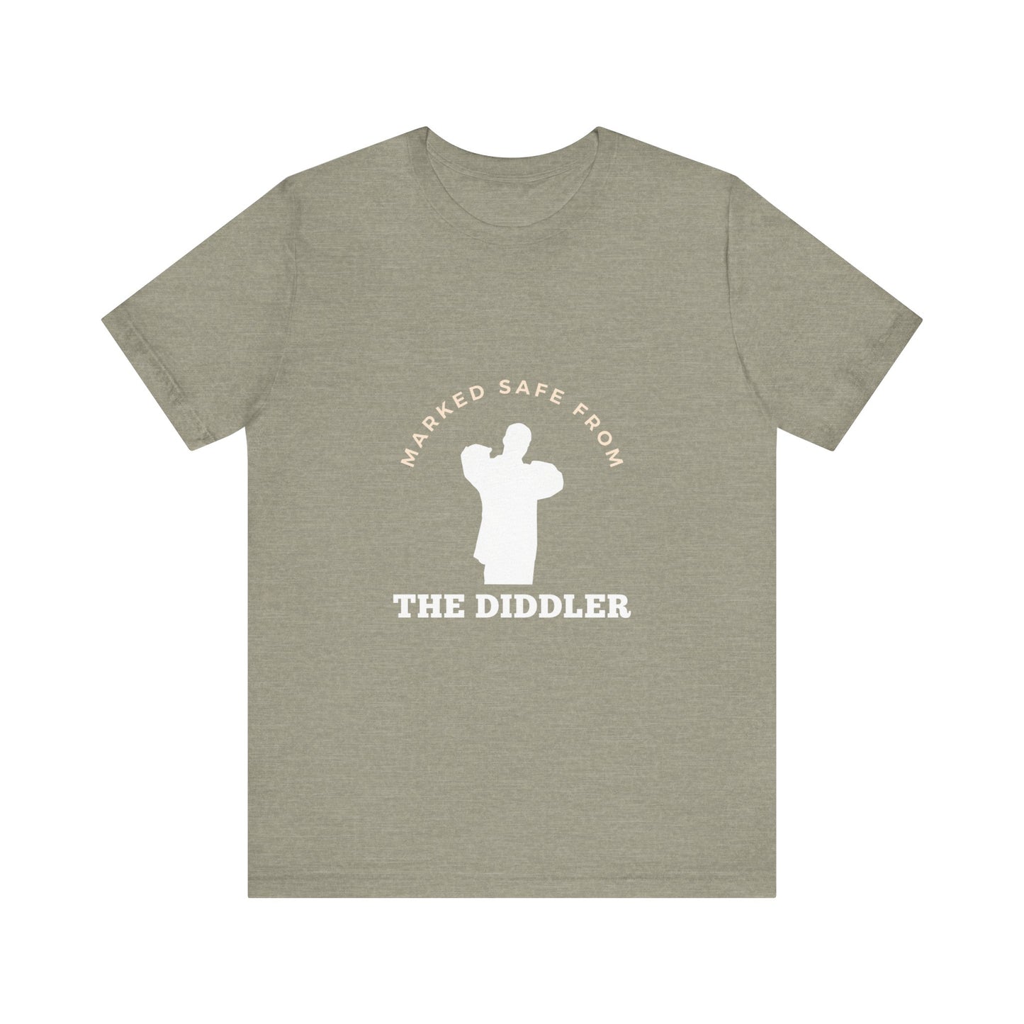 Funny "Marked safe from the Diddler" Unisex T-Shirt