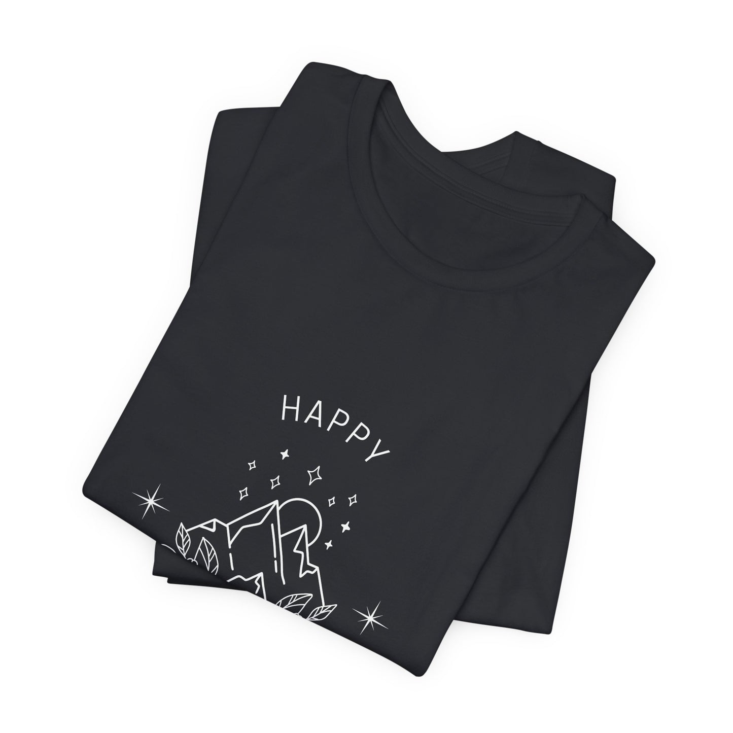 Happy Camping Unisex Short Sleeve Tee