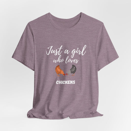 Chickens Lover Tee (white lettering)