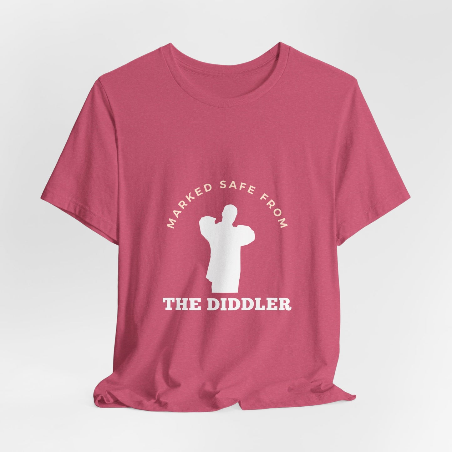 Funny "Marked safe from the Diddler" Unisex T-Shirt