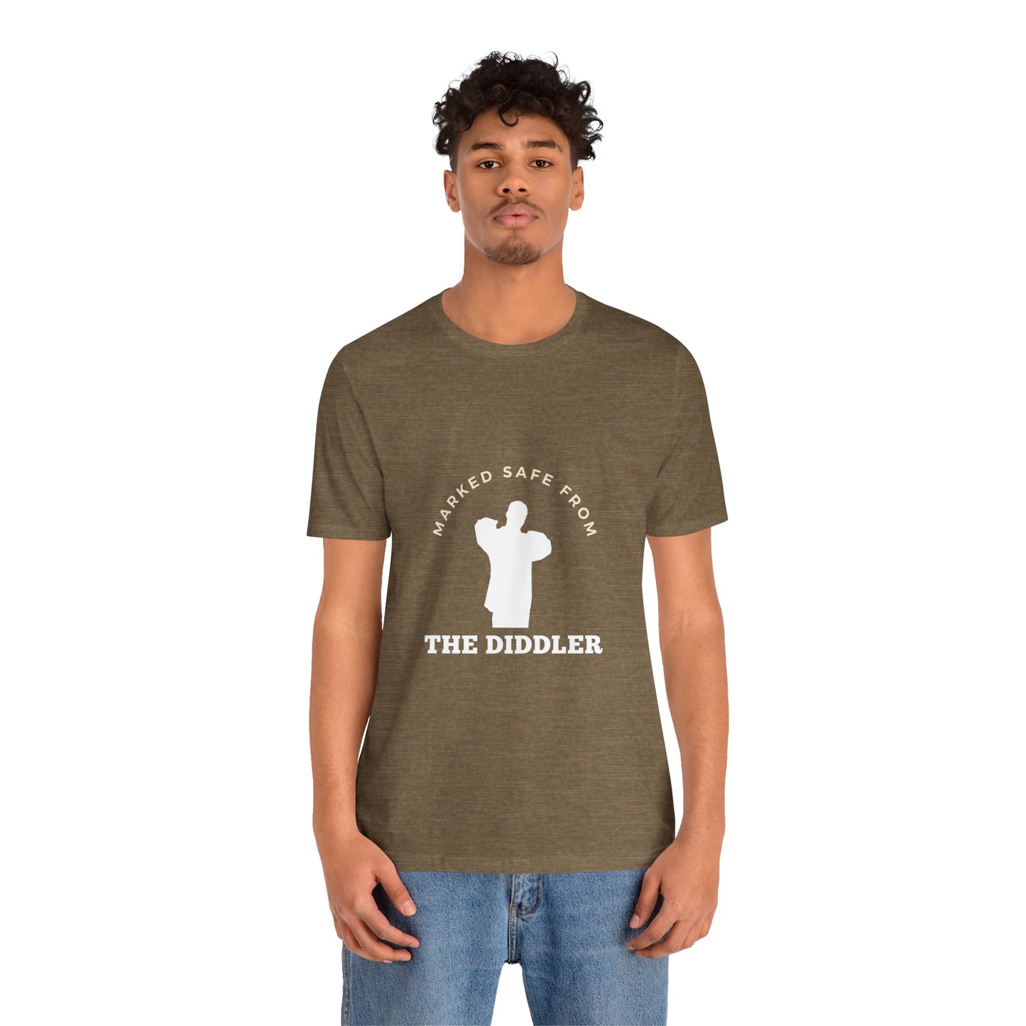 Funny "Marked safe from the Diddler" Unisex T-Shirt