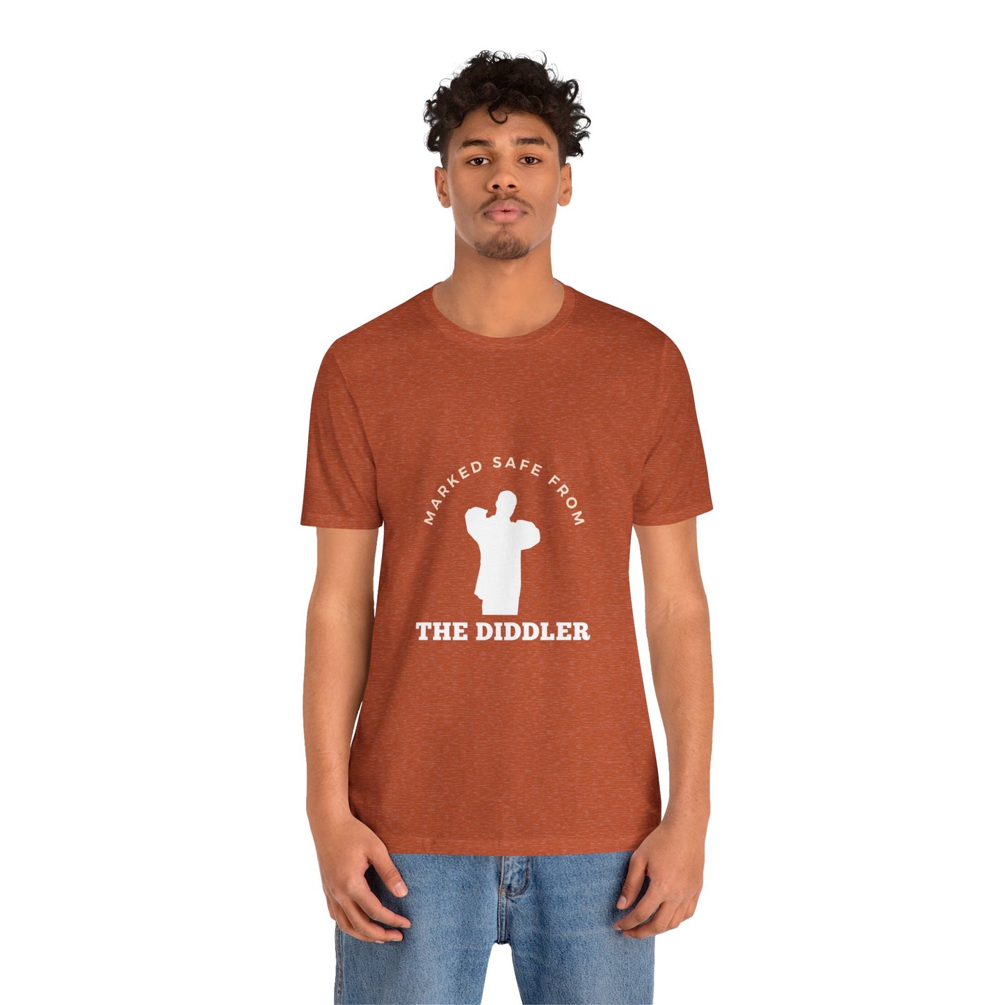 Funny "Marked safe from the Diddler" Unisex T-Shirt