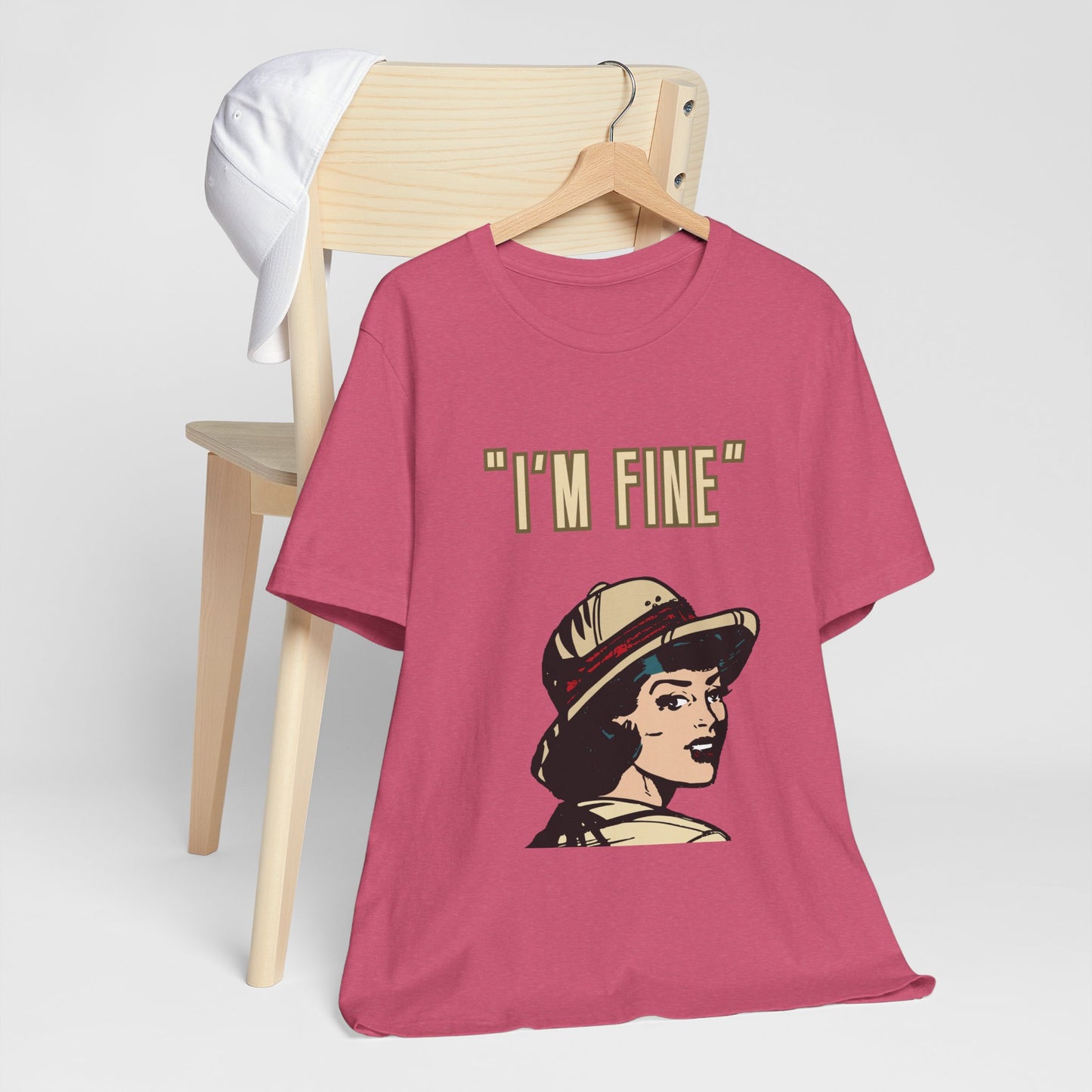 Funny I'm Fine Unisex Tee