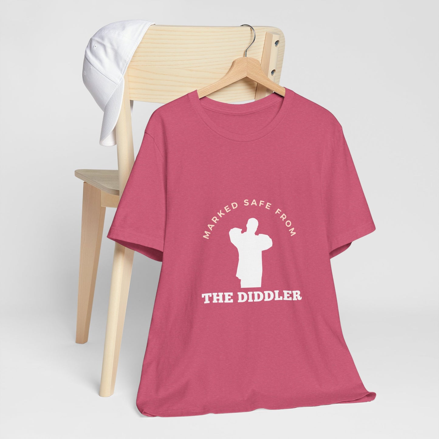 Funny "Marked safe from the Diddler" Unisex T-Shirt