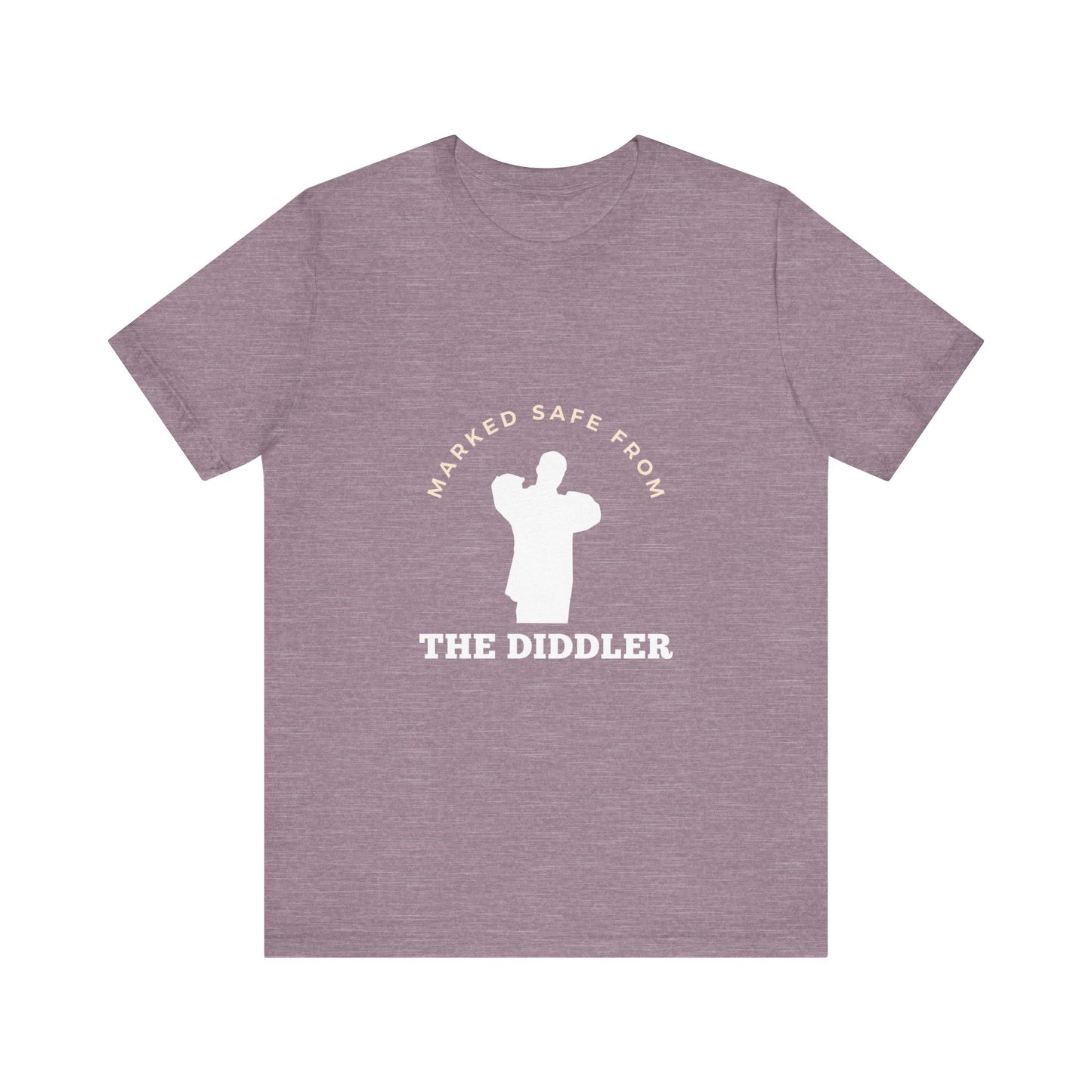 Funny "Marked safe from the Diddler" Unisex T-Shirt