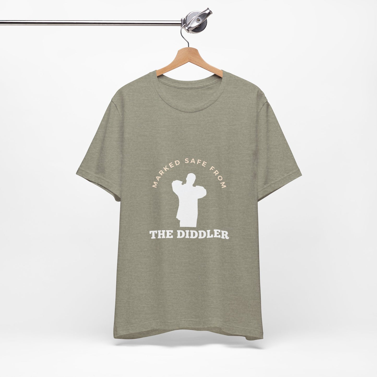 Funny "Marked safe from the Diddler" Unisex T-Shirt