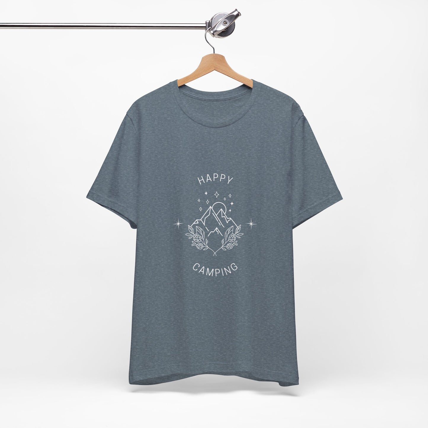 Happy Camping Unisex Short Sleeve Tee