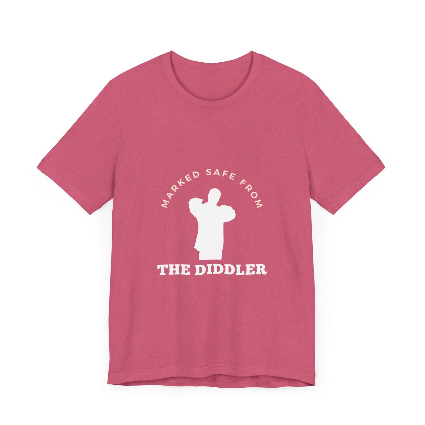 Funny "Marked safe from the Diddler" Unisex T-Shirt