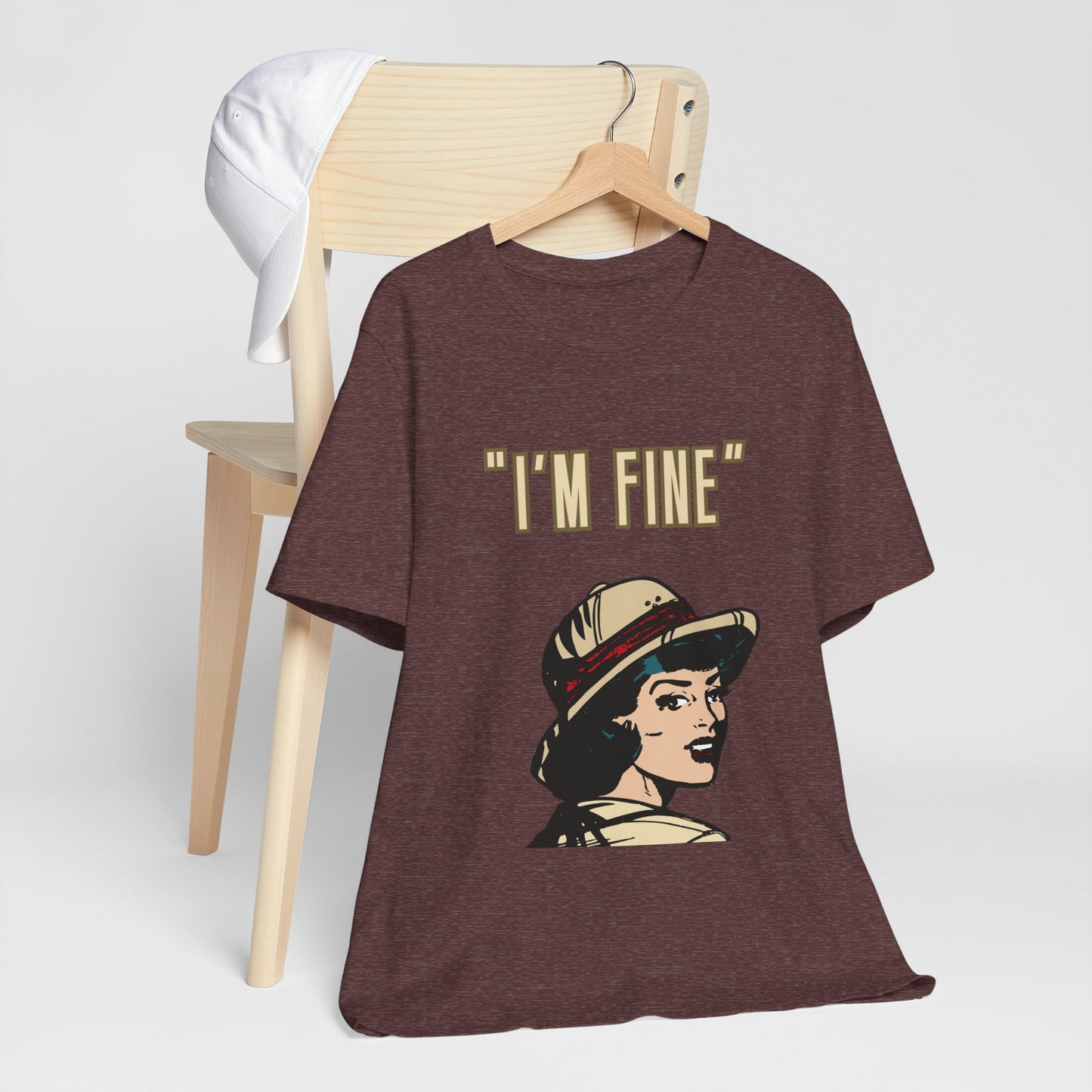 Funny I'm Fine Unisex Tee