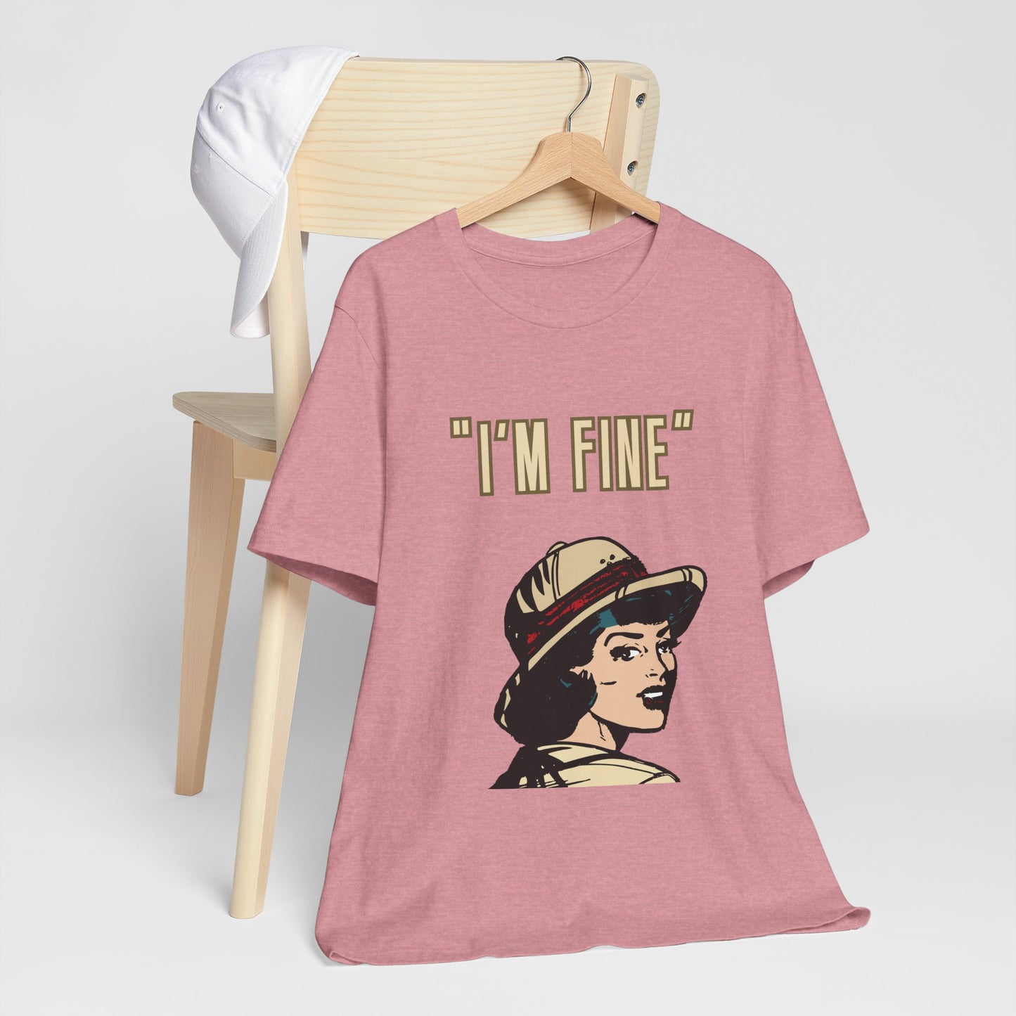 Funny I'm Fine Unisex Tee