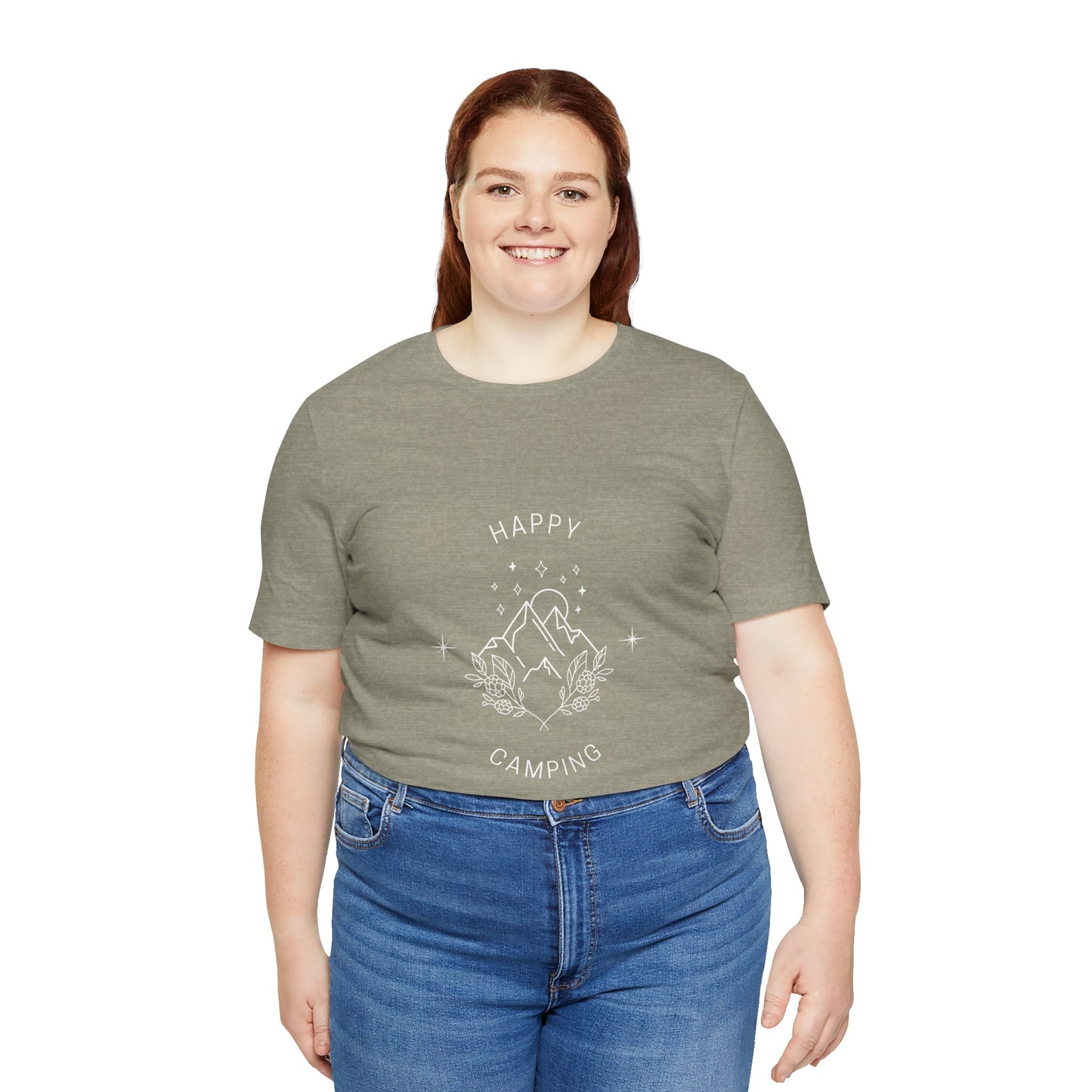 Happy Camping Unisex Short Sleeve Tee