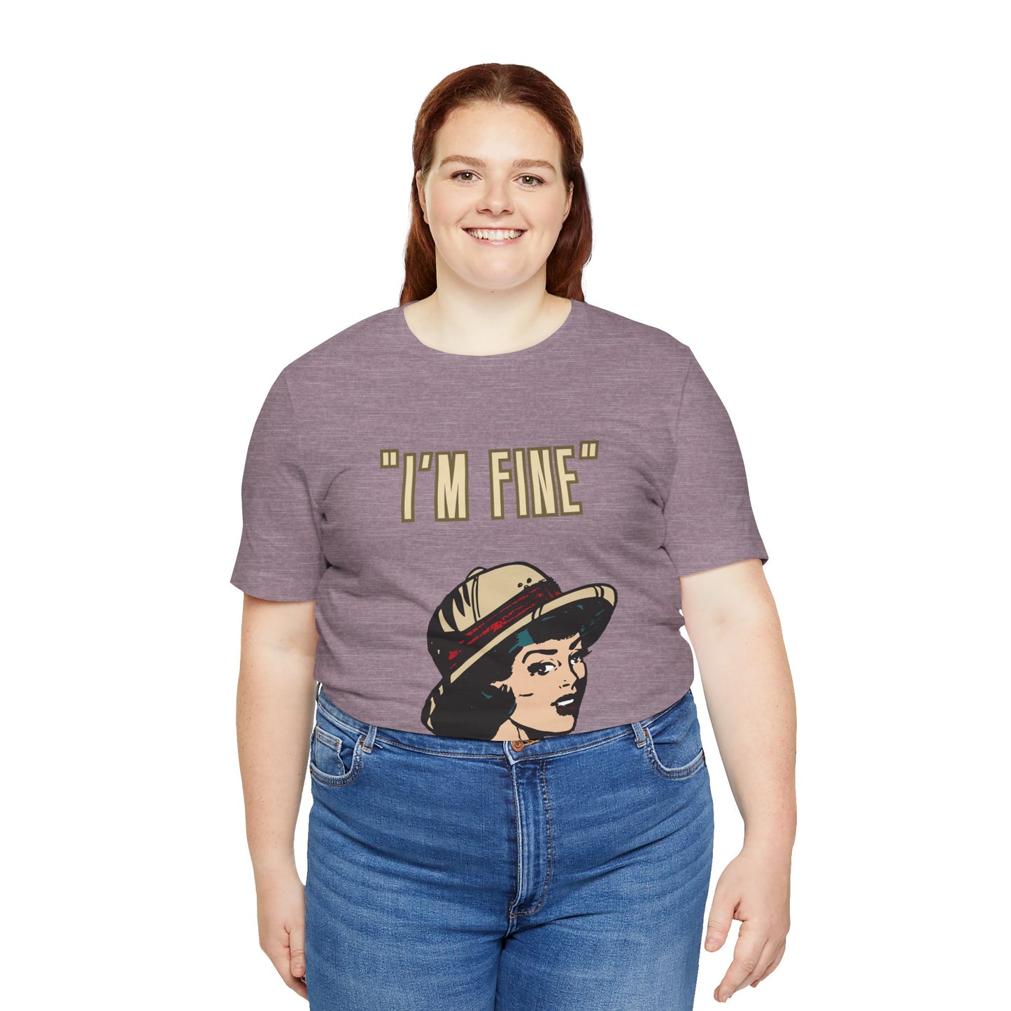 Funny I'm Fine Unisex Tee