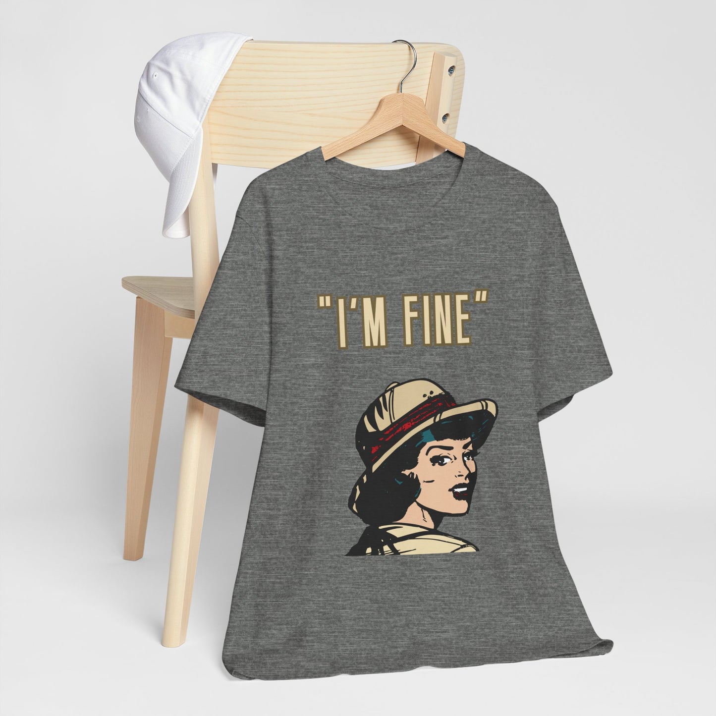 Funny I'm Fine Unisex Tee