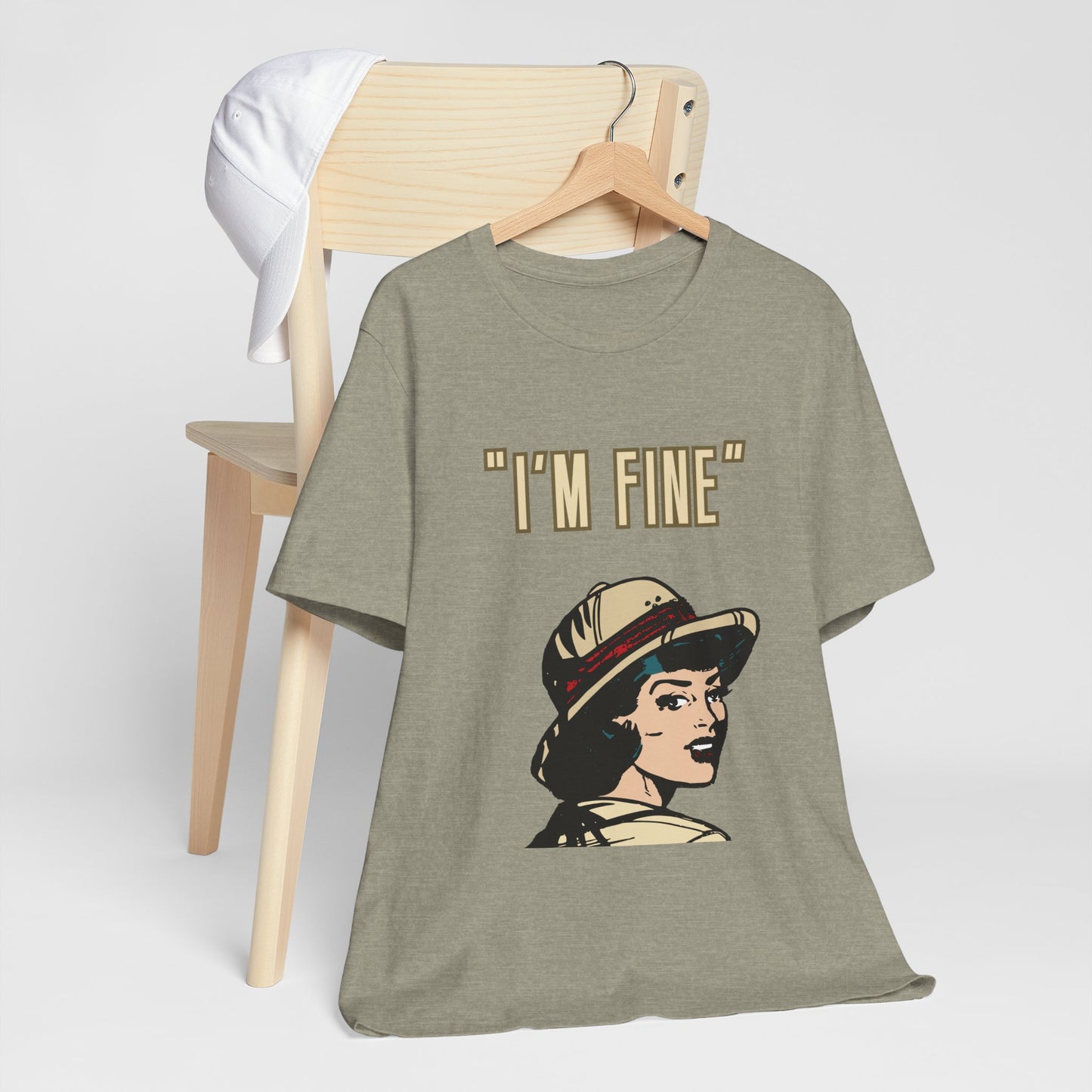 Funny I'm Fine Unisex Tee