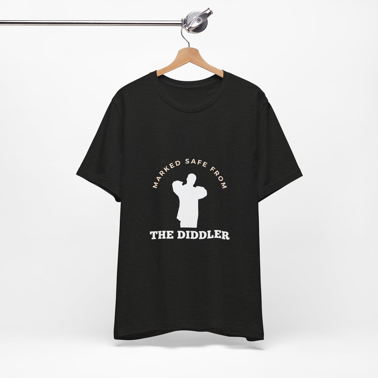 Funny "Marked safe from the Diddler" Unisex T-Shirt