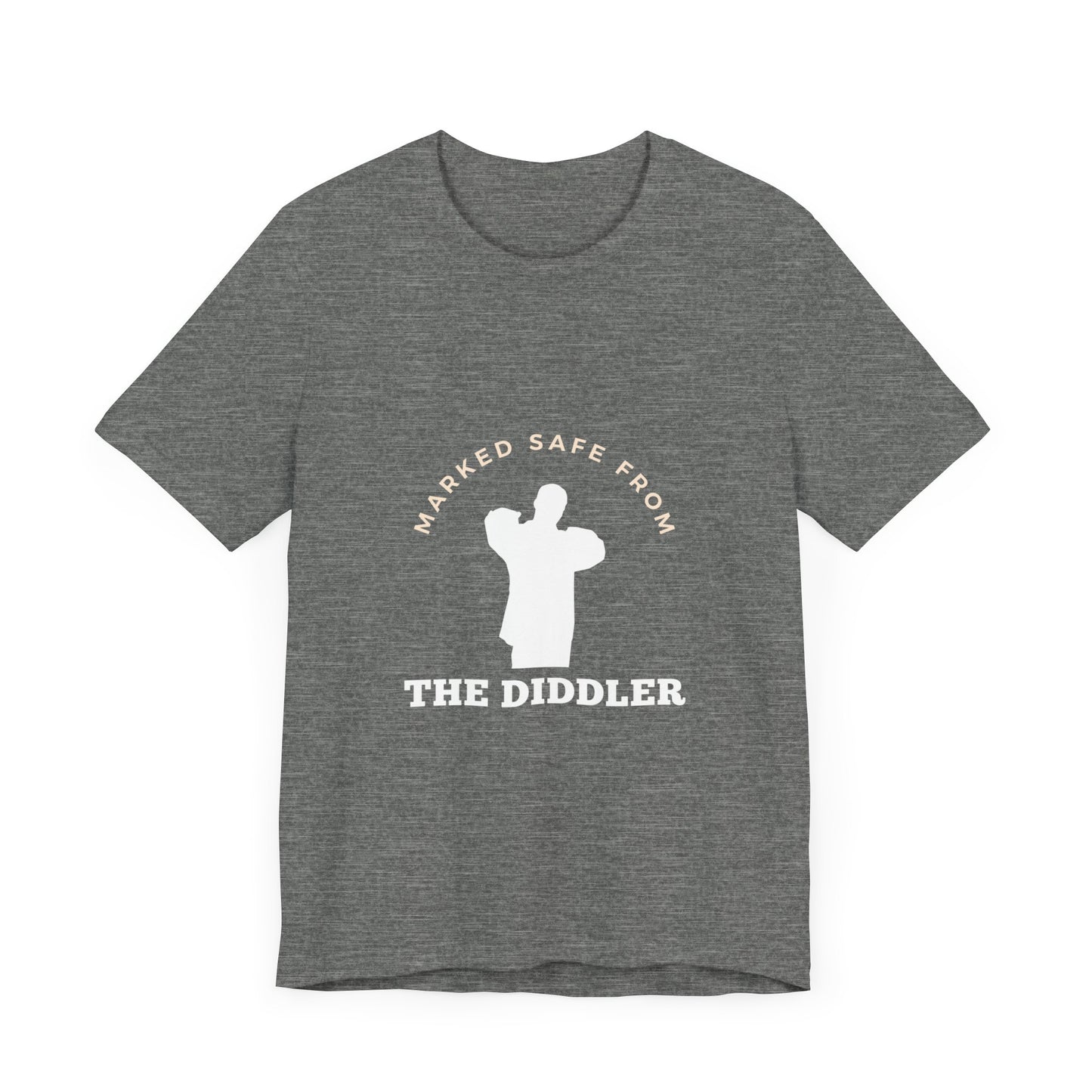 Funny "Marked safe from the Diddler" Unisex T-Shirt