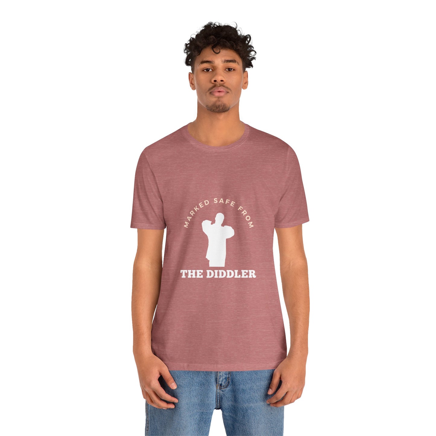 Funny "Marked safe from the Diddler" Unisex T-Shirt