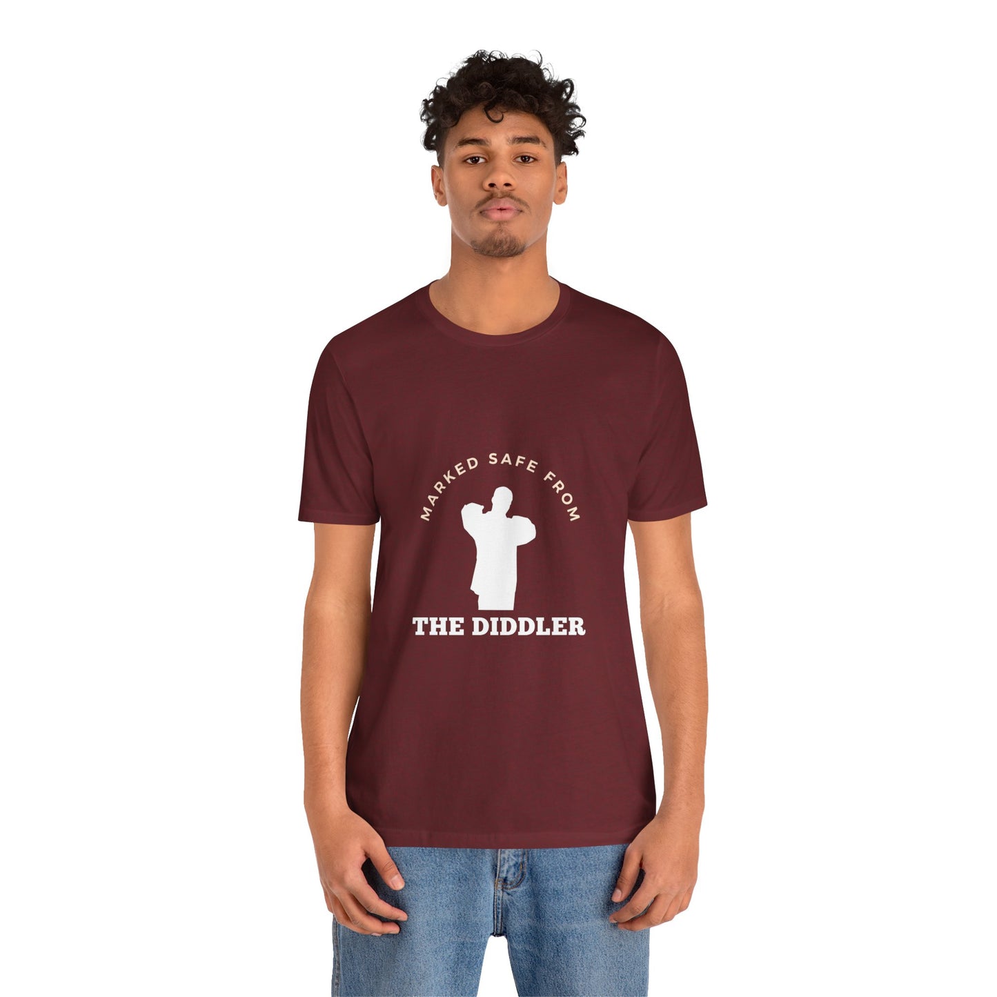 Funny "Marked safe from the Diddler" Unisex T-Shirt