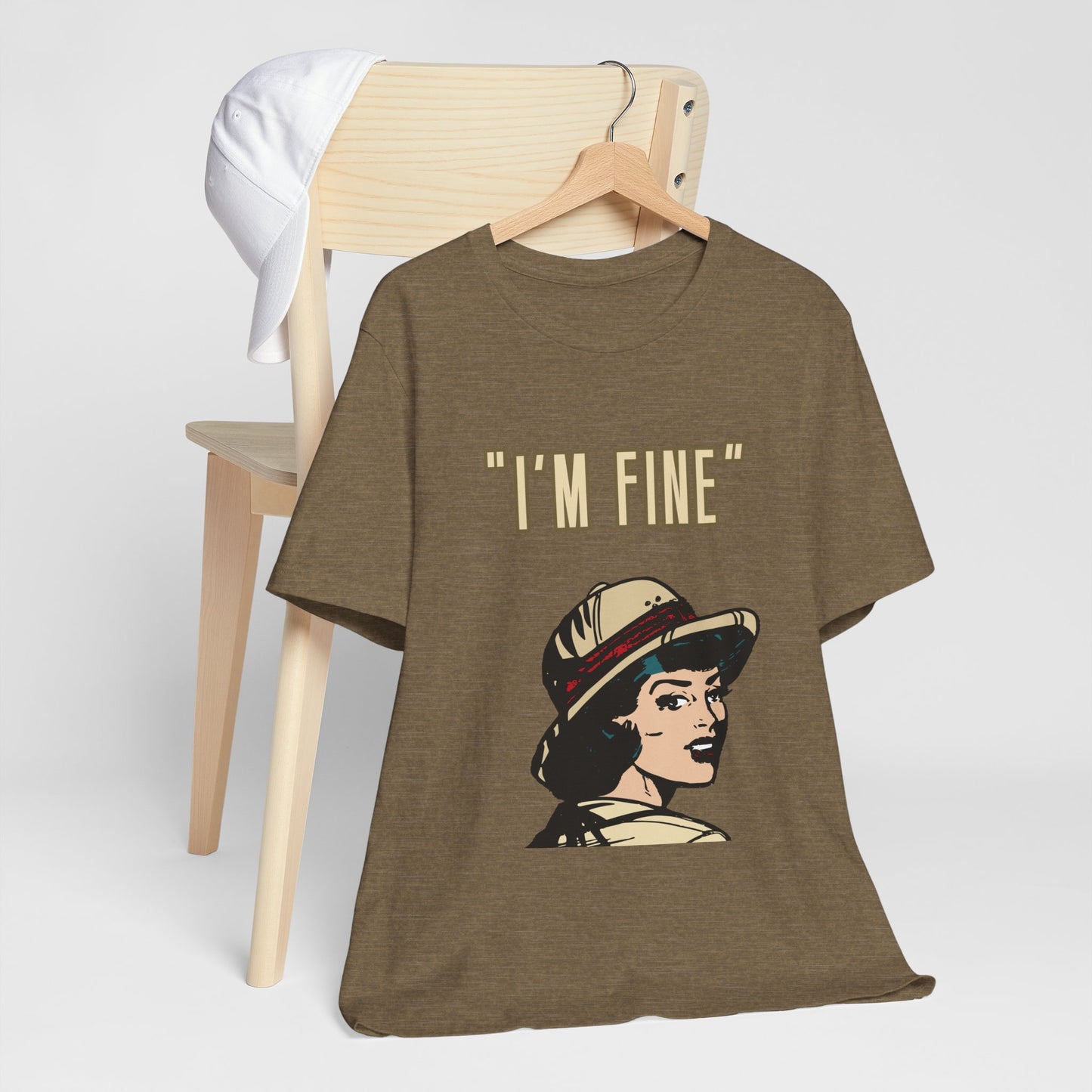 Funny I'm Fine Unisex Tee