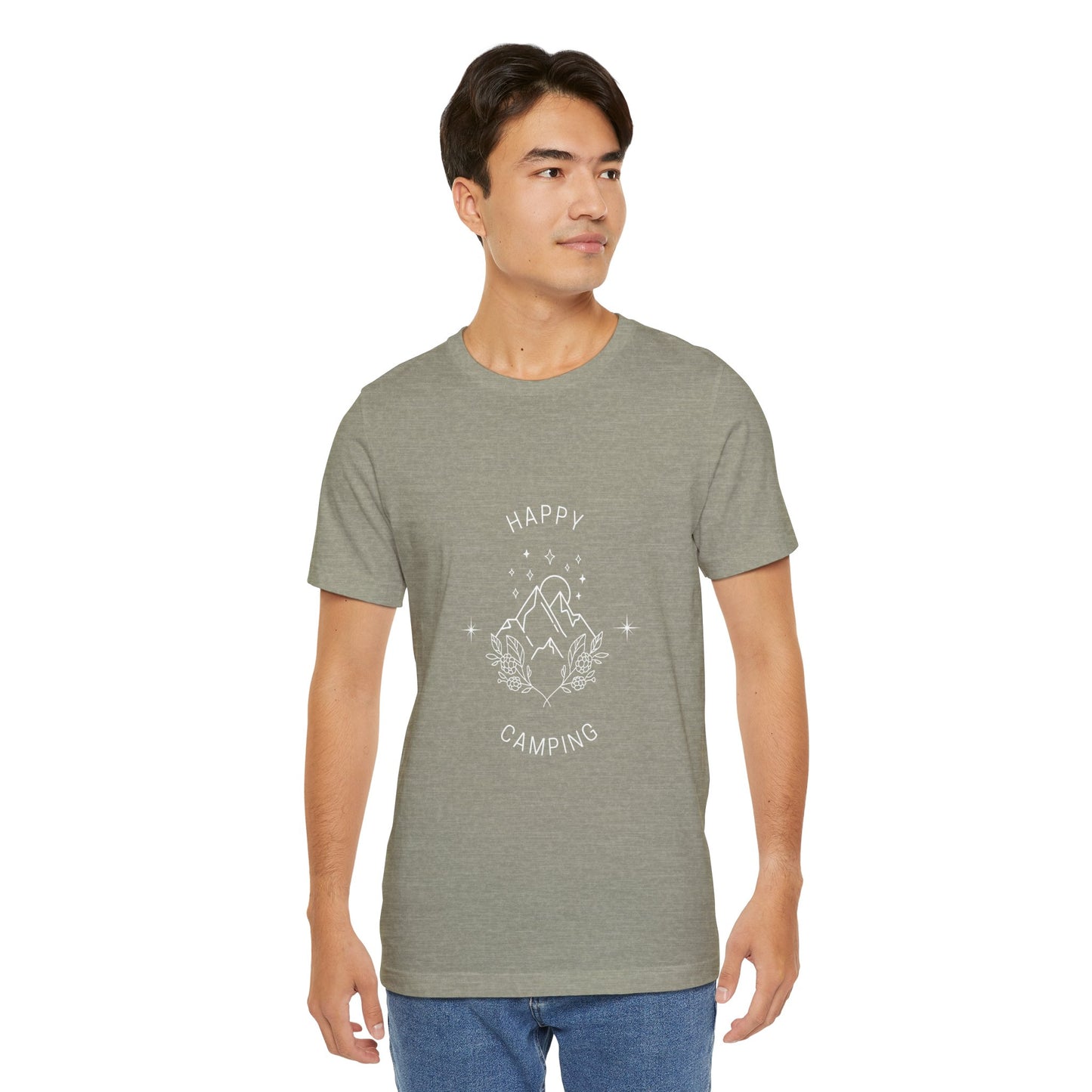 Happy Camping Unisex Short Sleeve Tee