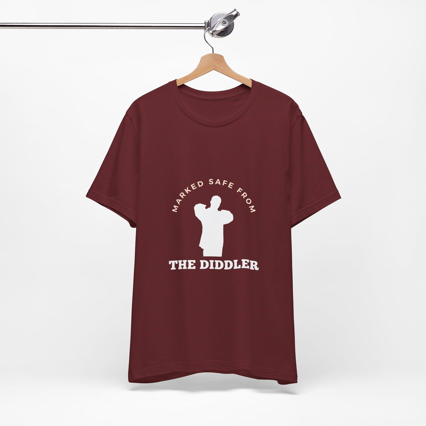 Funny "Marked safe from the Diddler" Unisex T-Shirt