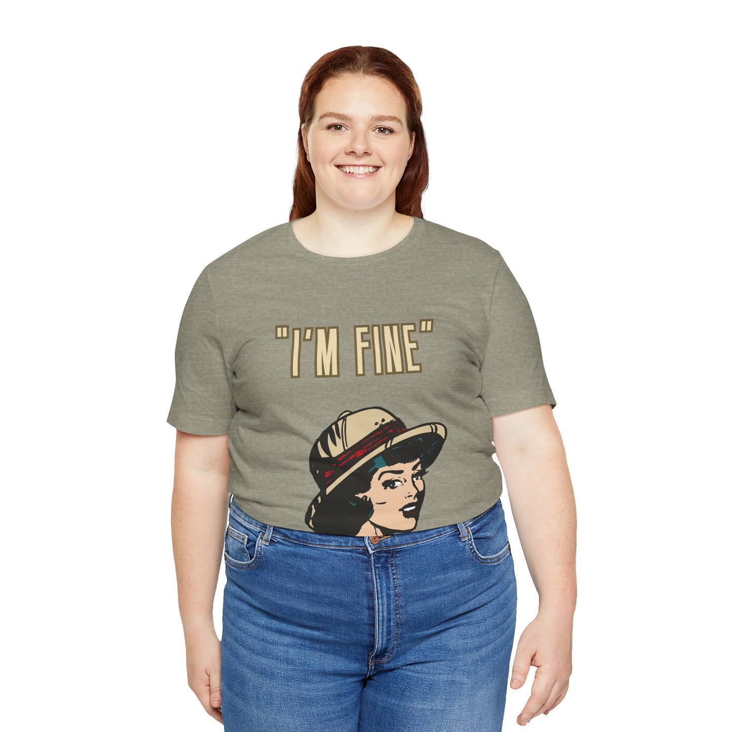 Funny I'm Fine Unisex Tee