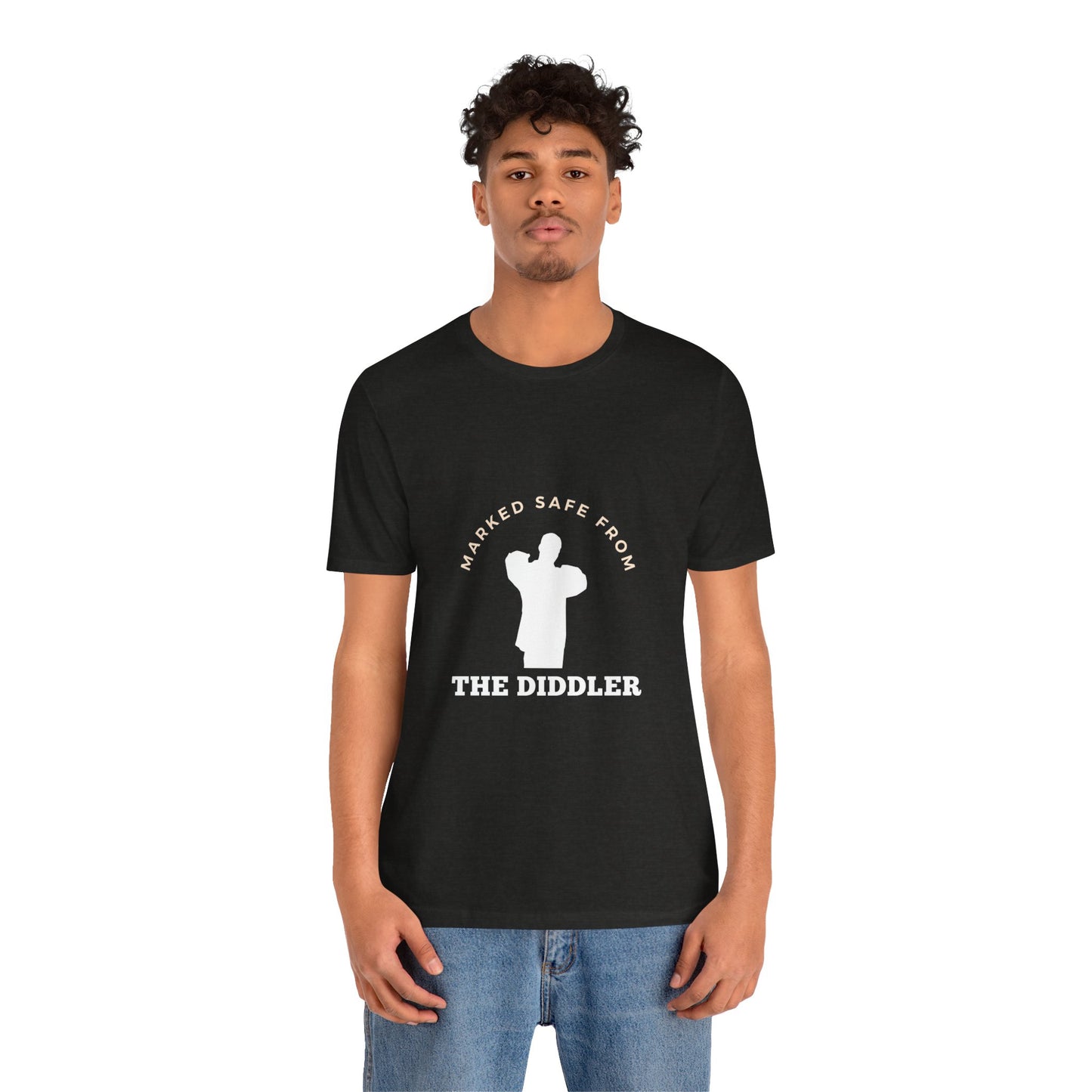 Funny "Marked safe from the Diddler" Unisex T-Shirt