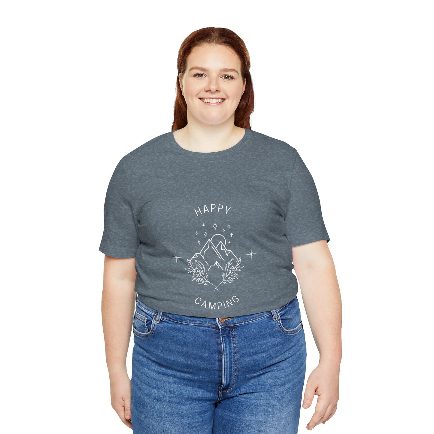 Happy Camping Unisex Short Sleeve Tee