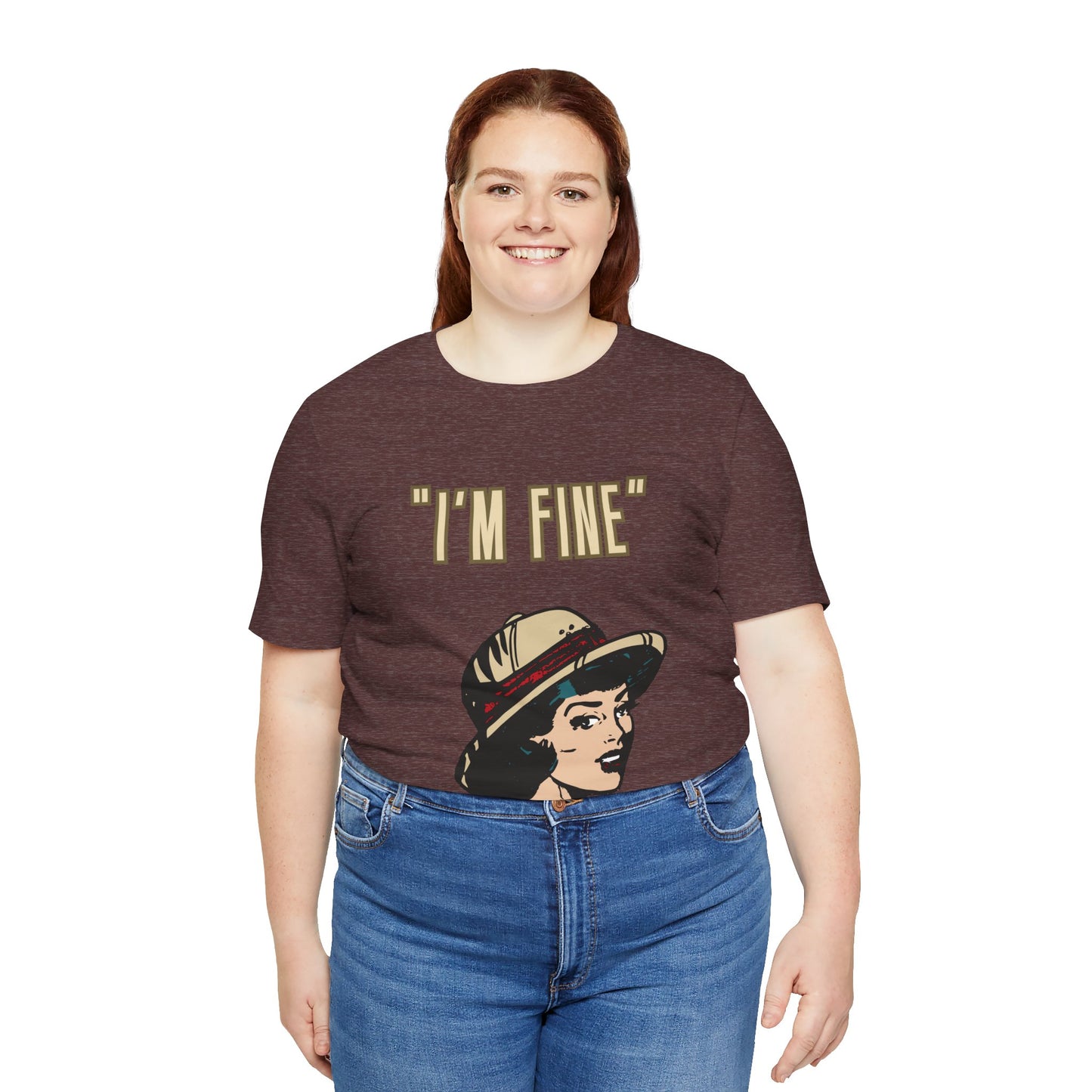 Funny I'm Fine Unisex Tee